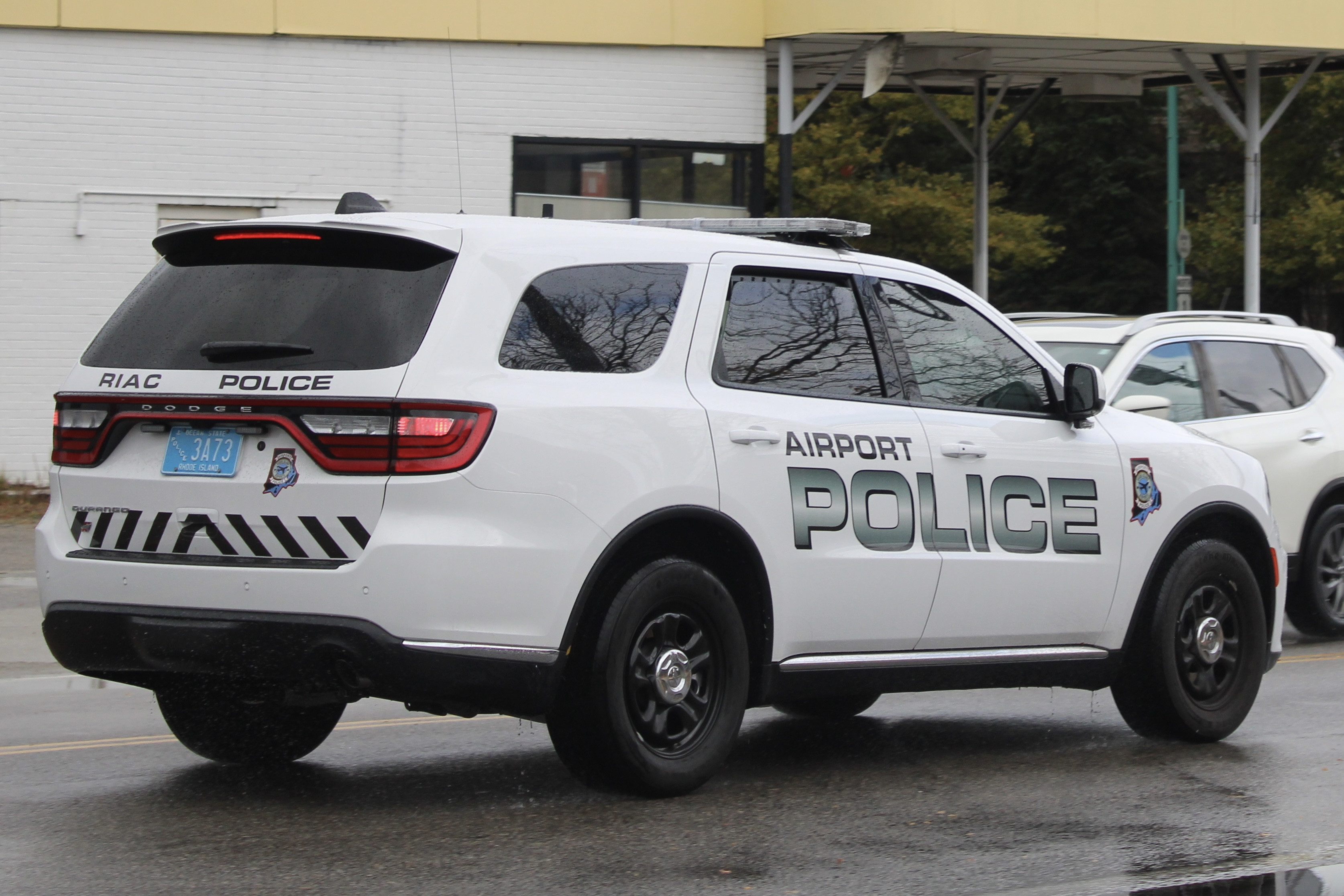 A photo  of Rhode Island Airport Police
            Cruiser 3A73, a 2022 Dodge Durango             taken by @riemergencyvehicles