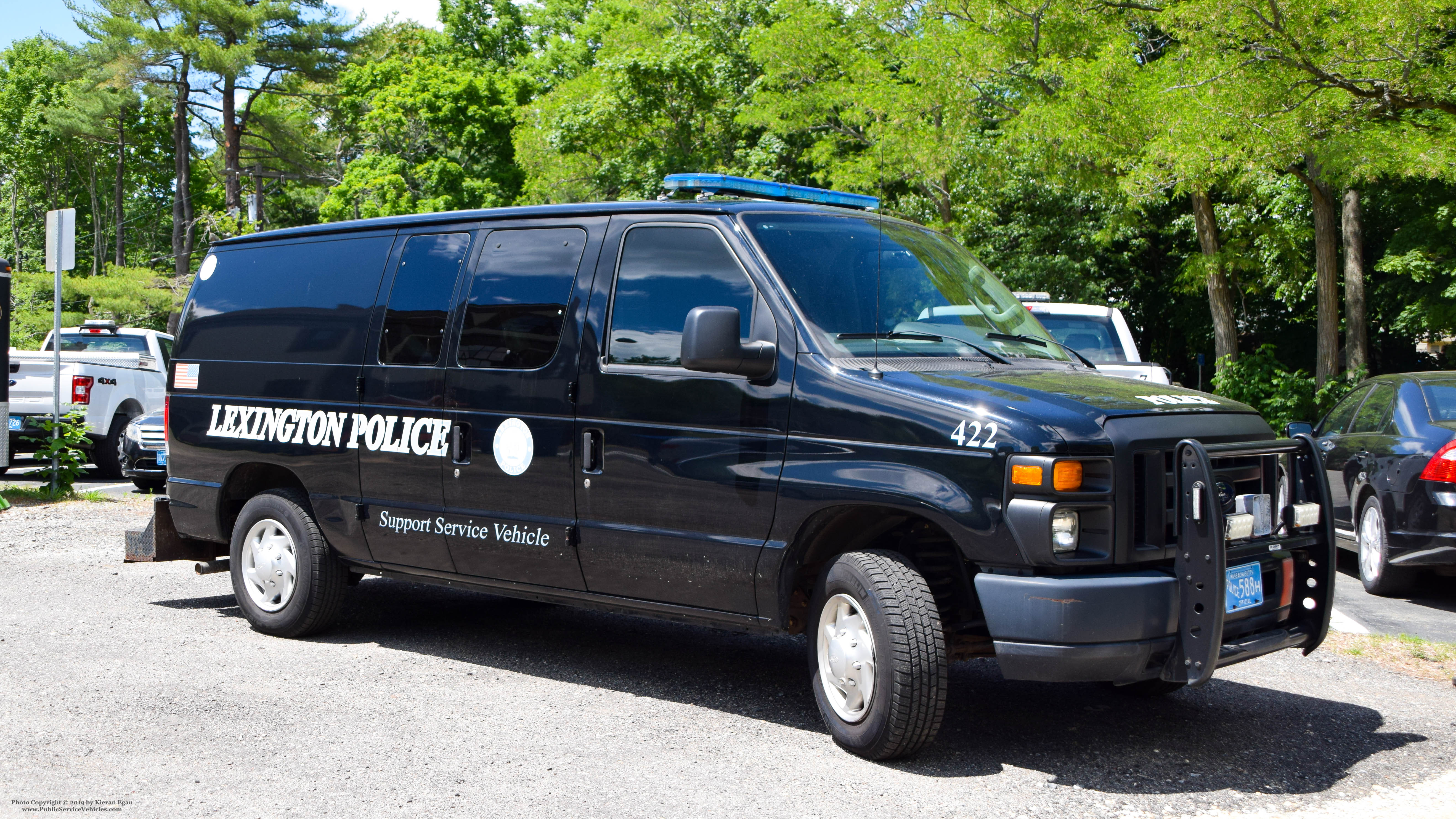 A photo  of Lexington Police
            Cruiser 422, a 2012 Ford E-Series             taken by Kieran Egan