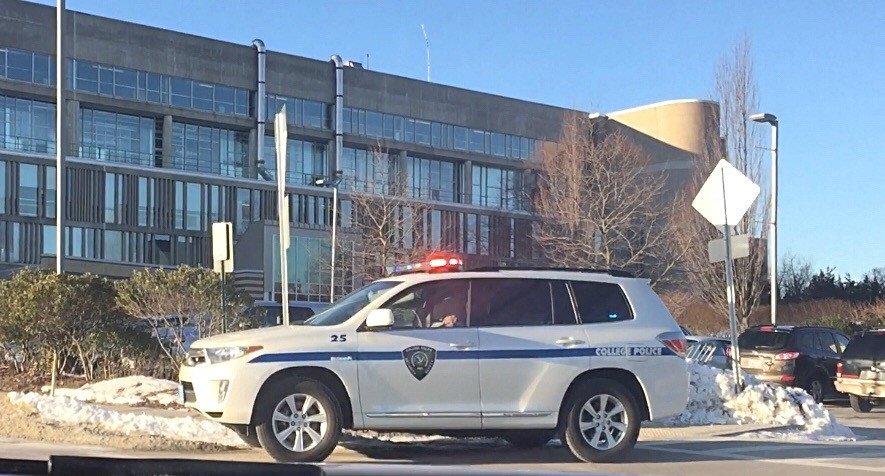 A photo  of Community College of Rhode Island Police
            Cruiser 25, a 2008-2013 Toyota Highlander Hybrid             taken by @riemergencyvehicles