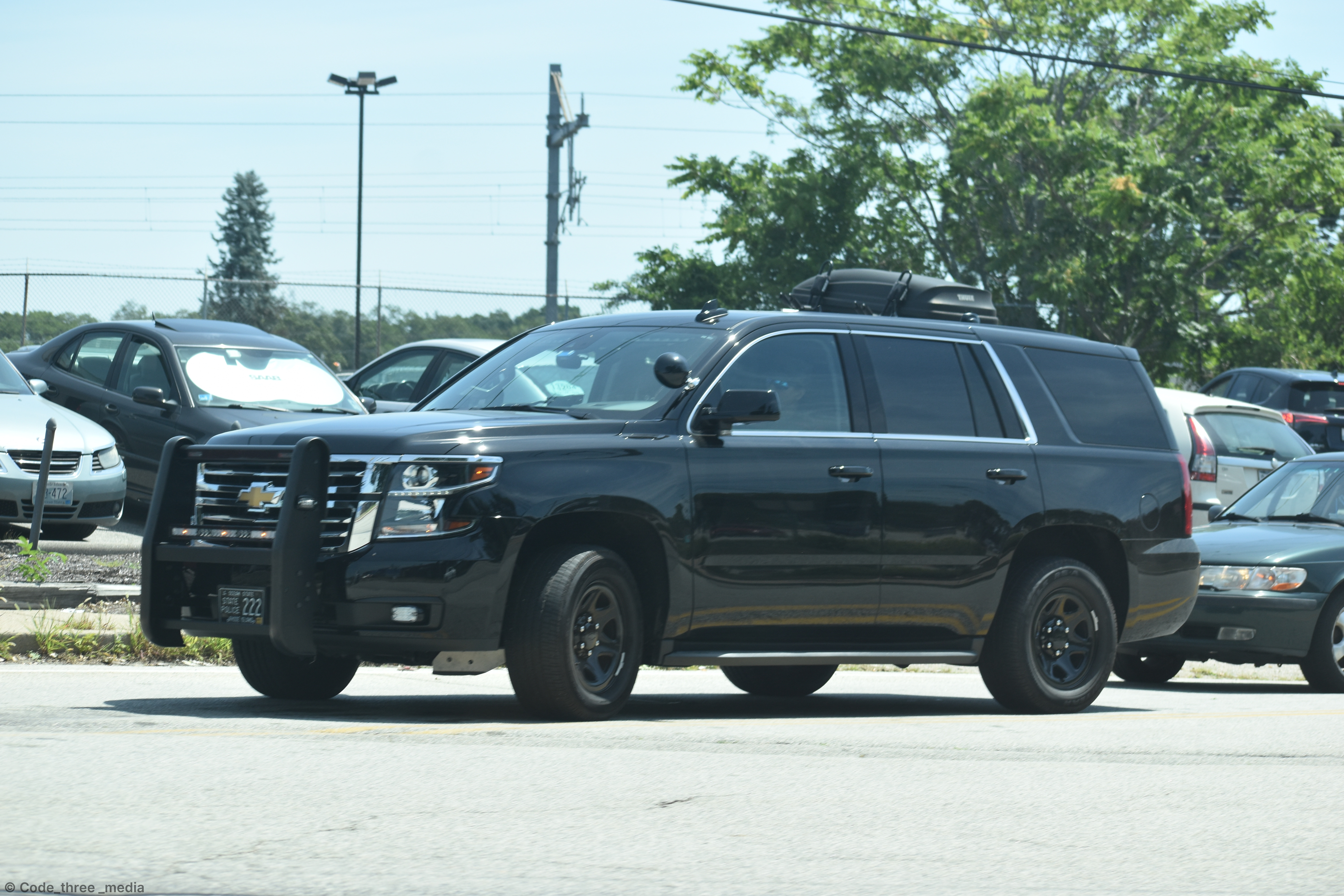 A photo  of Rhode Island State Police
            Cruiser 222, a 2020 Chevrolet Tahoe             taken by Nate Hall