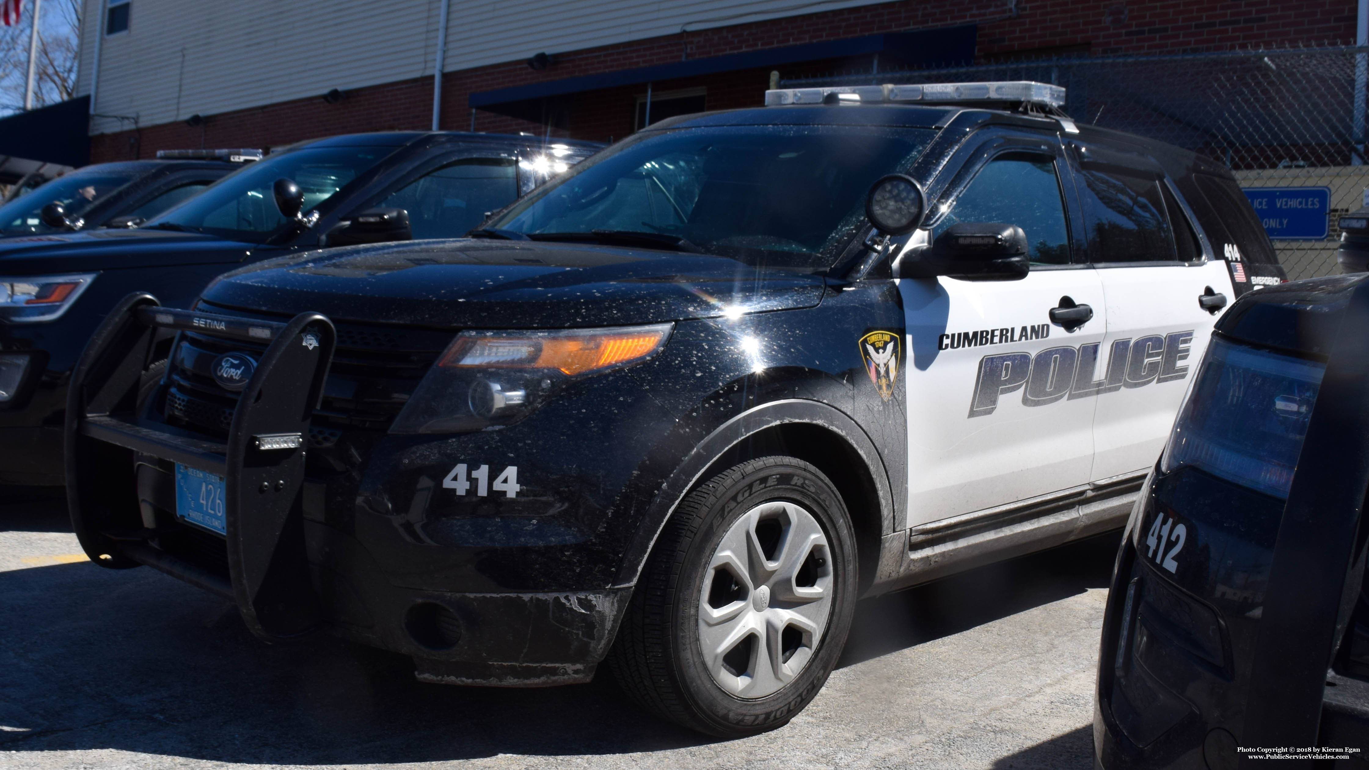 A photo  of Cumberland Police
            Cruiser 414, a 2015 Ford Police Interceptor Utility             taken by Kieran Egan