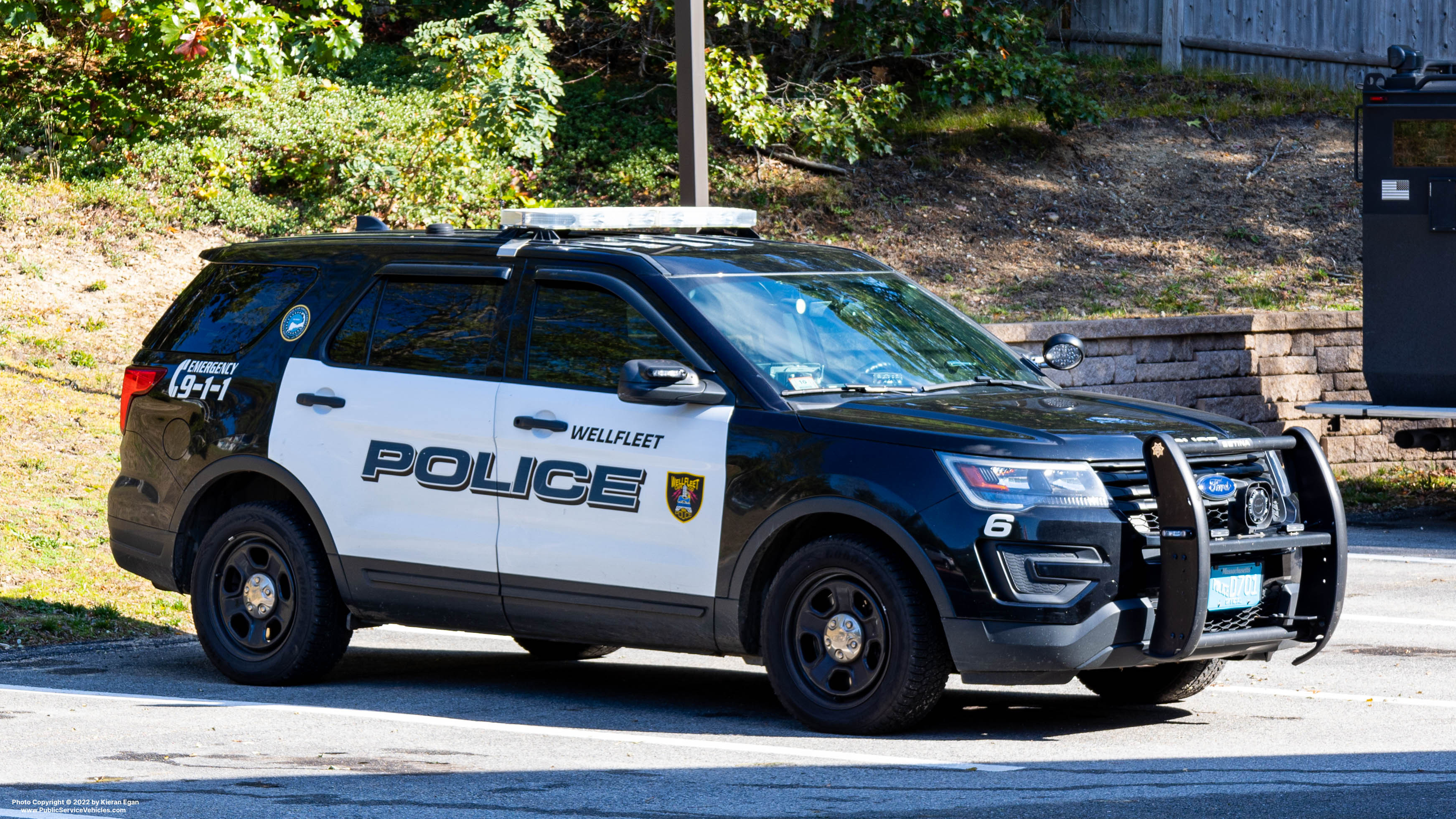 A photo  of Wellfleet Police
            Car 6, a 2018 Ford Police Interceptor Utility             taken by Kieran Egan