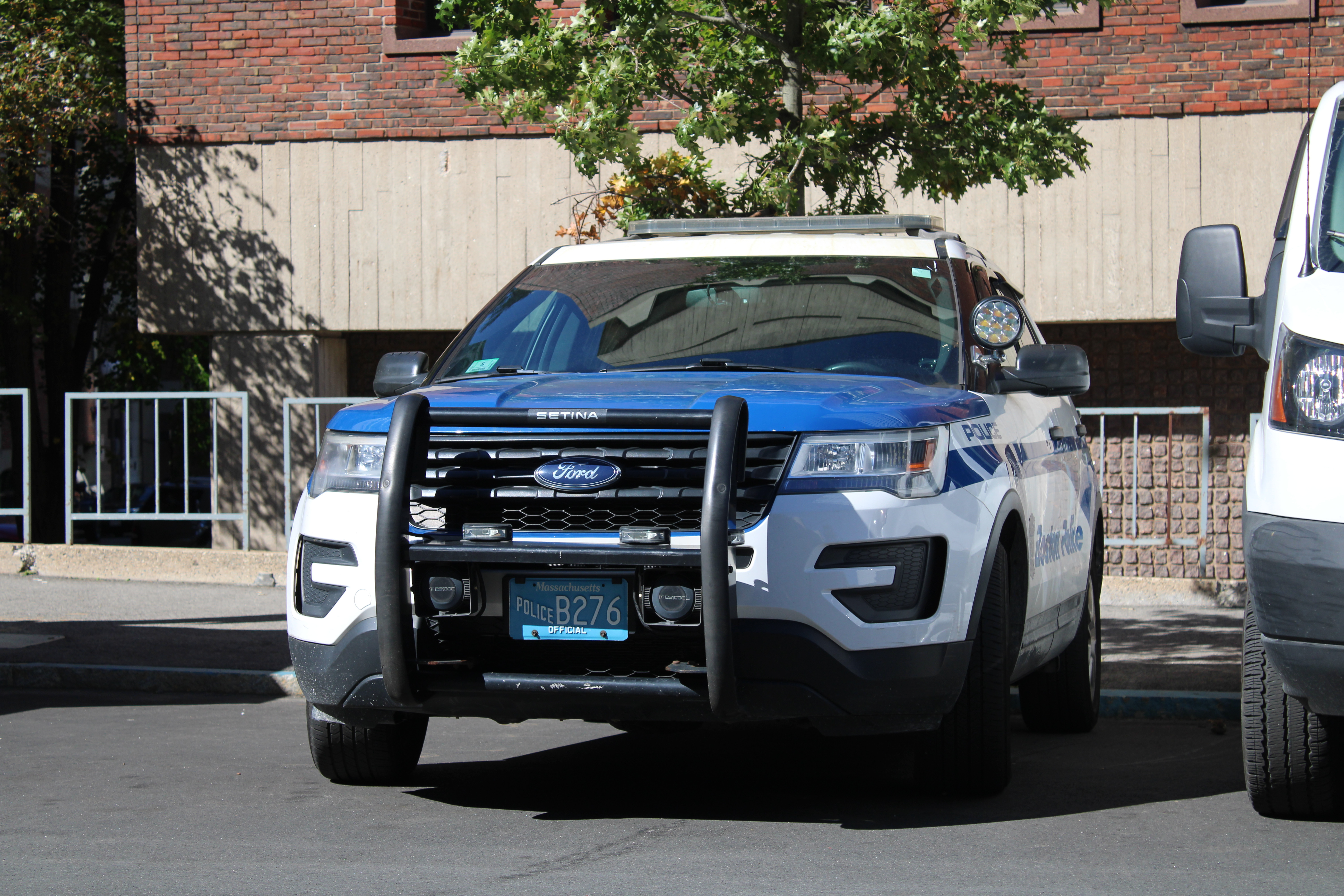 A photo  of Boston Police
            Cruiser 8530, a 2018 Ford Police Interceptor Utility             taken by @riemergencyvehicles