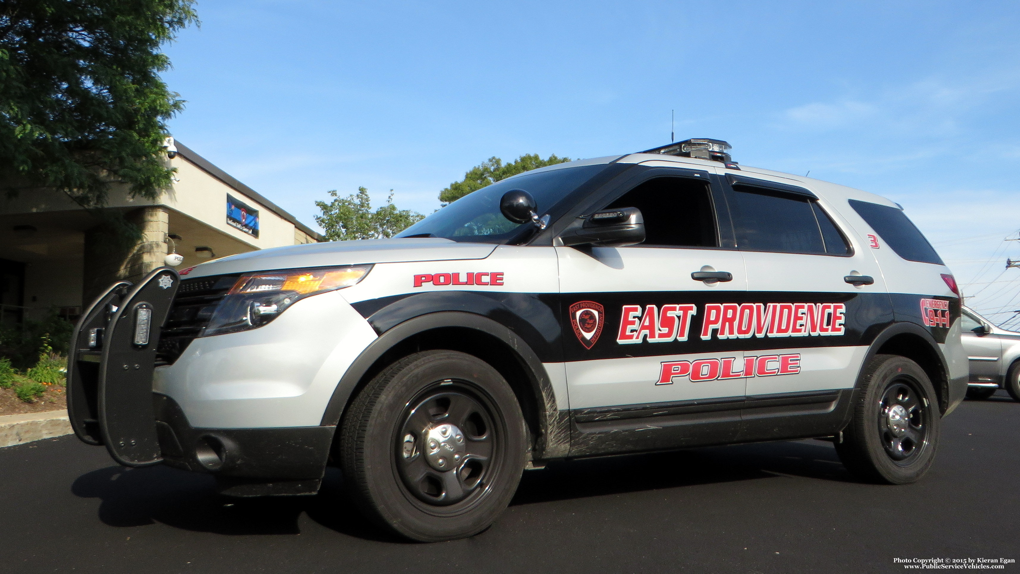 A photo  of East Providence Police
            Car 3, a 2015 Ford Police Interceptor Utility             taken by Kieran Egan