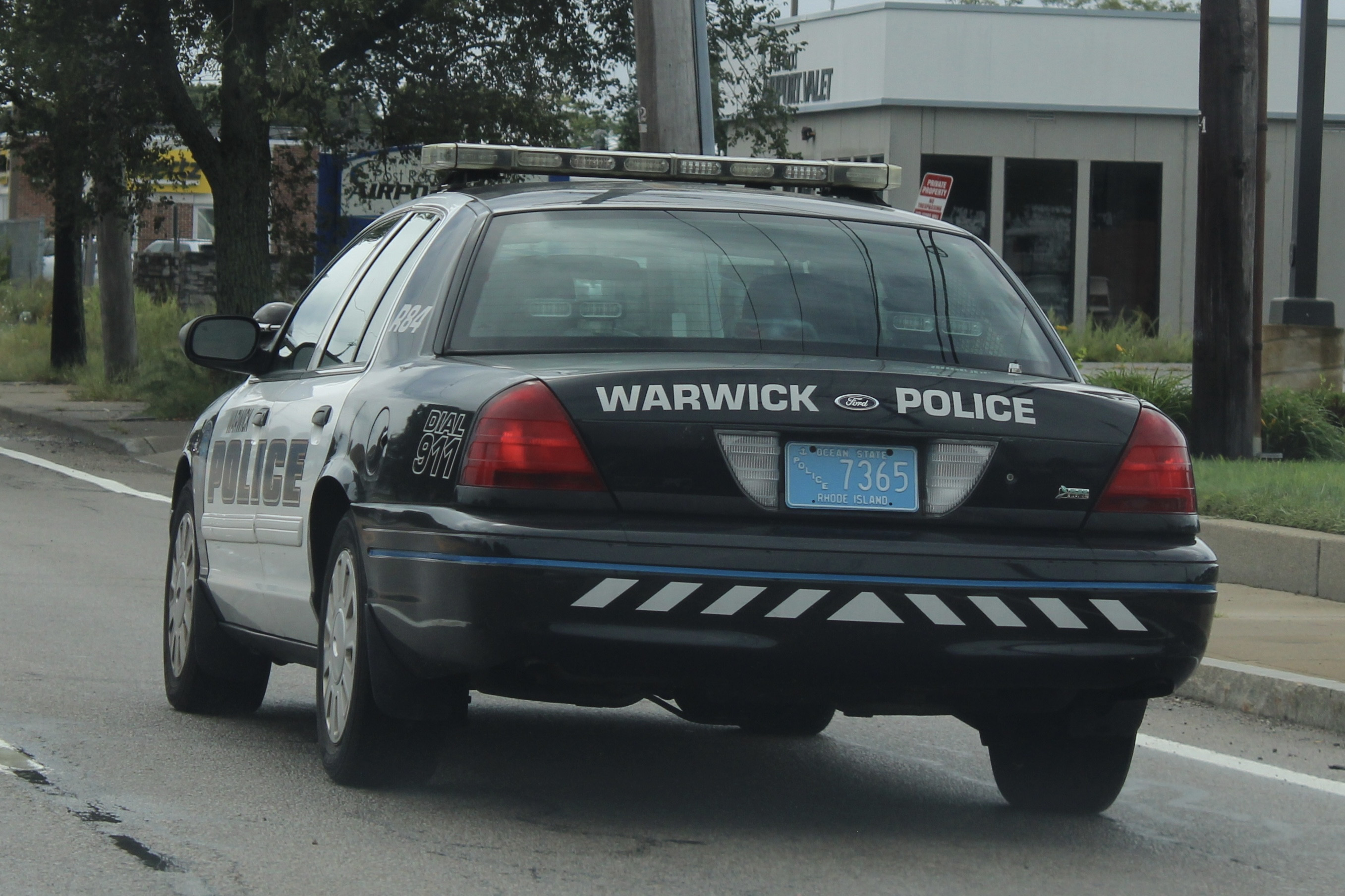 A photo  of Warwick Police
            Cruiser R-84, a 2011 Ford Crown Victoria Police Interceptor             taken by @riemergencyvehicles