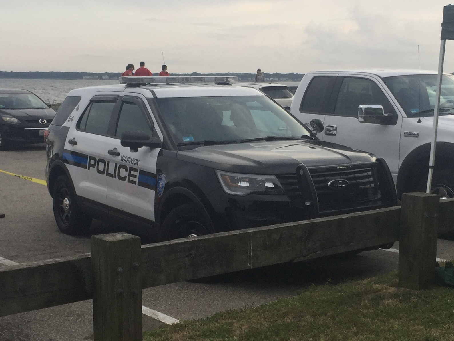 A photo  of Warwick Police
            Supervisor 4, a 2017 Ford Police Interceptor Utility/Setina Push Bumper             taken by @riemergencyvehicles