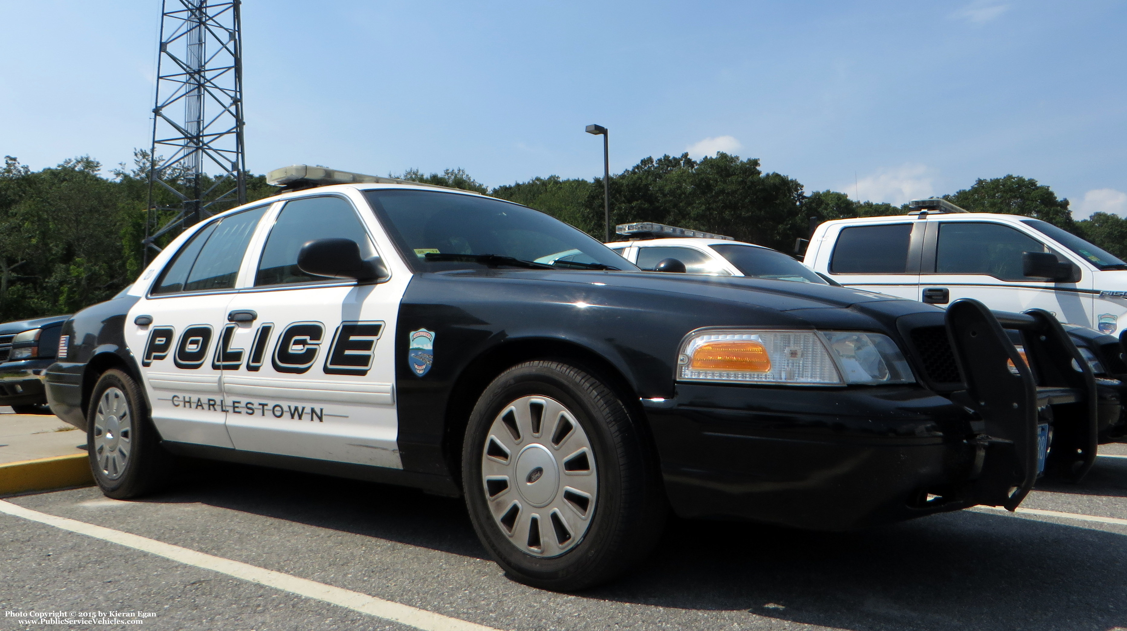 A photo  of Charlestown Police
            Car 20, a 2009-2011 Ford Crown Victoria Police Interceptor             taken by Kieran Egan