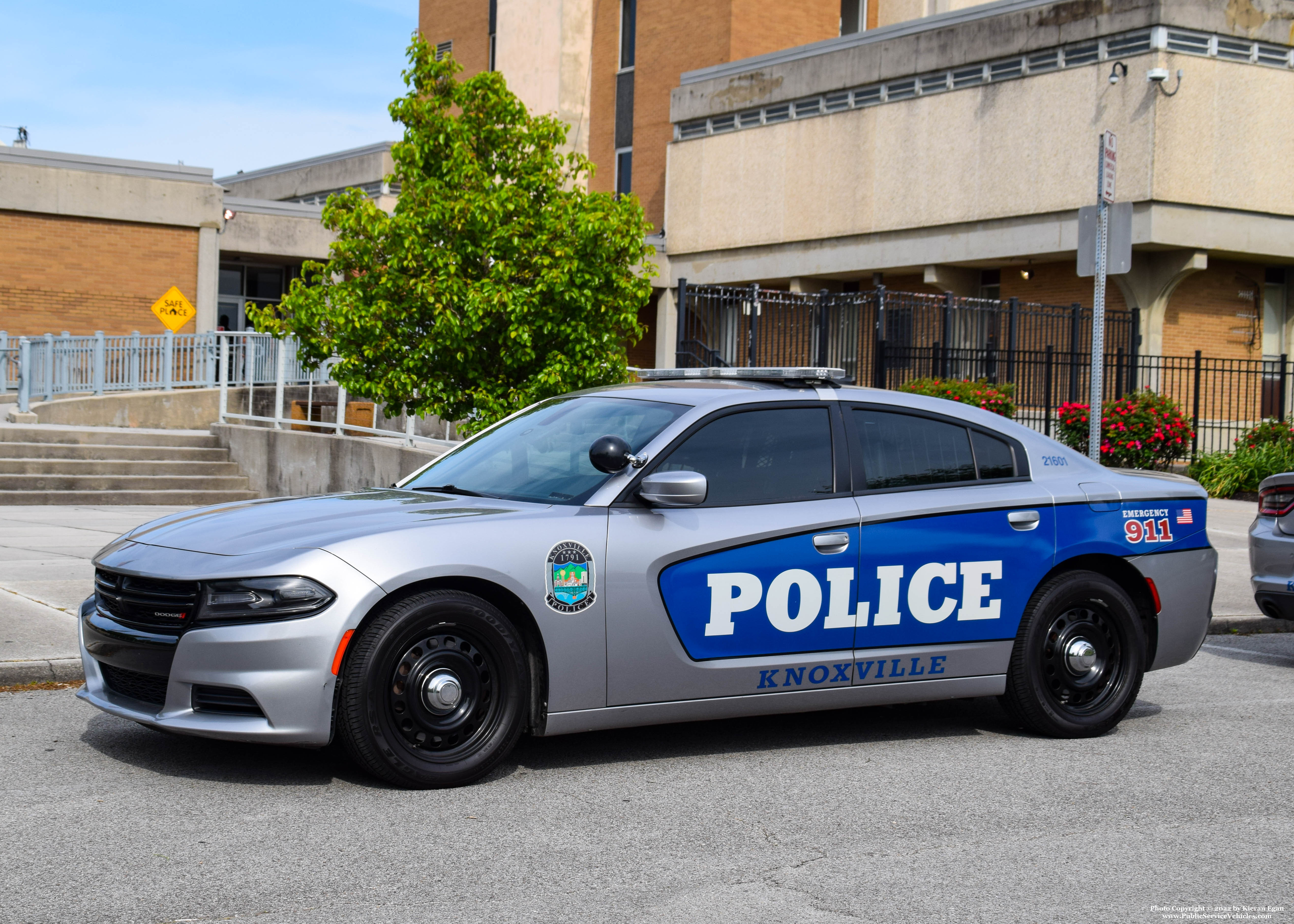 A photo  of Knoxville Police
            Cruiser 21601, a 2015-2019 Dodge Charger             taken by Kieran Egan