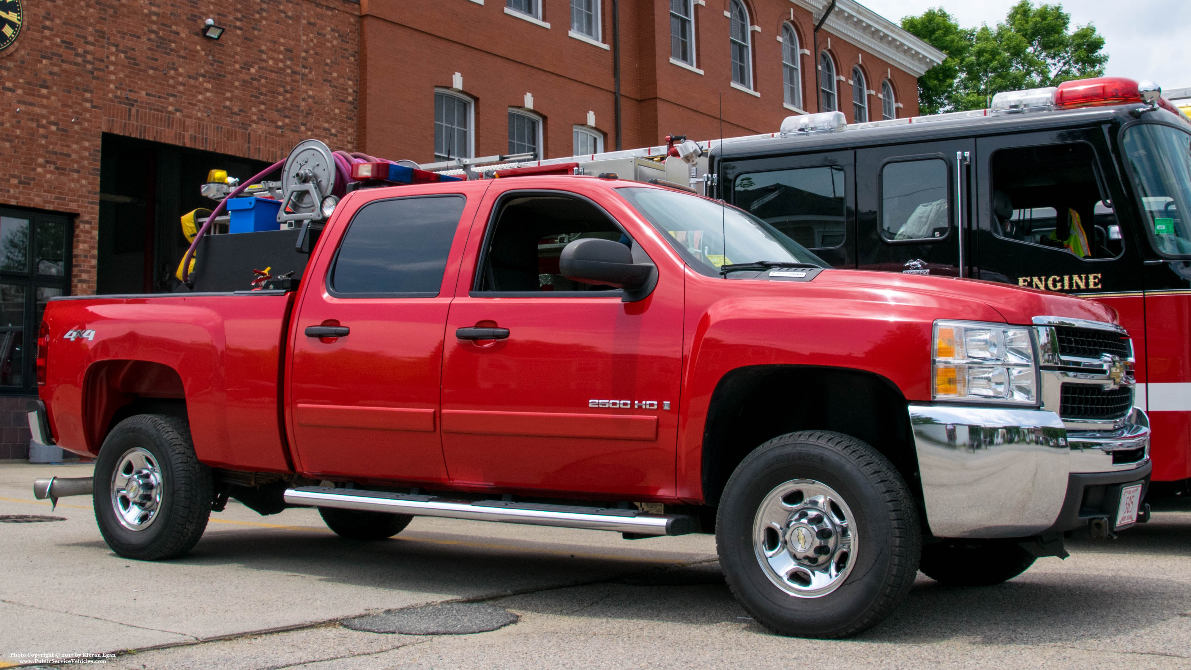 A photo  of Warren Fire
            Brush 1, a 2008 Chevrolet 2500HD             taken by Kieran Egan