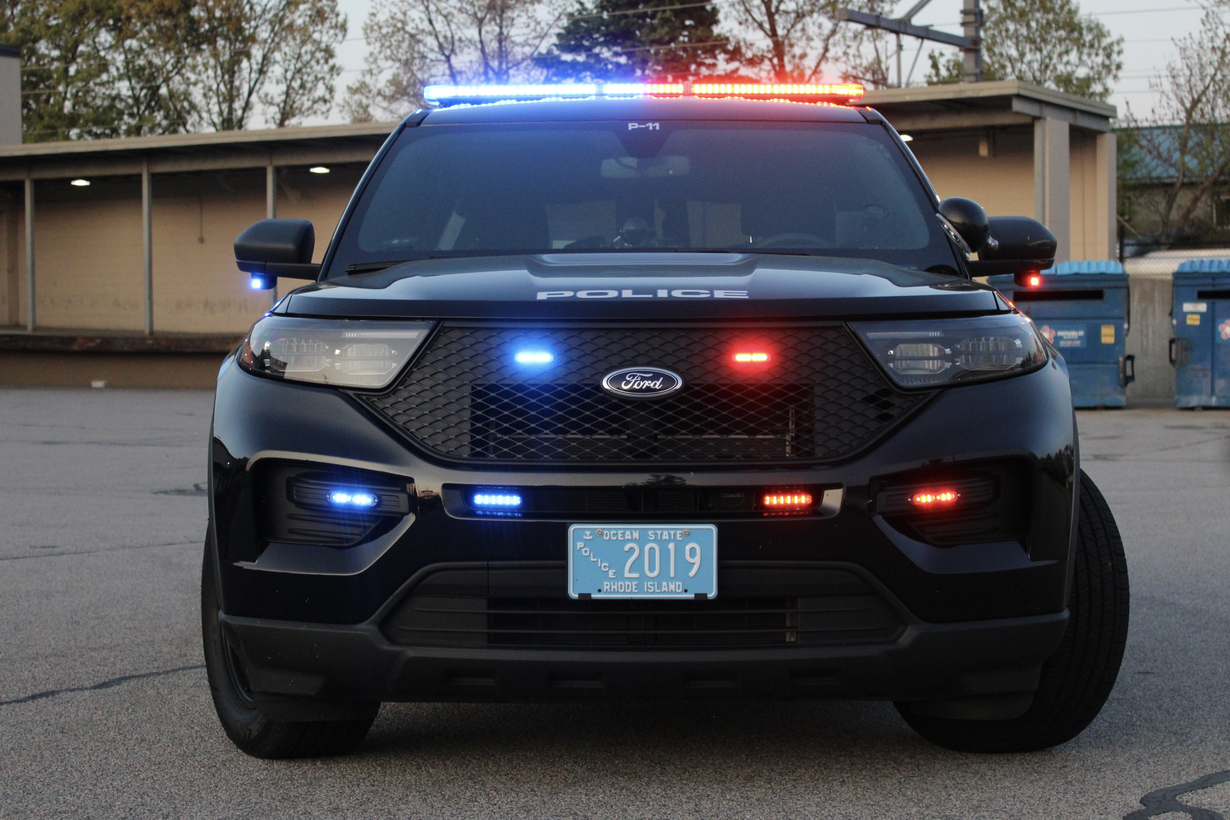 A photo  of Warwick Police
            Cruiser P-11, a 2022 Ford Police Interceptor Utility             taken by @riemergencyvehicles