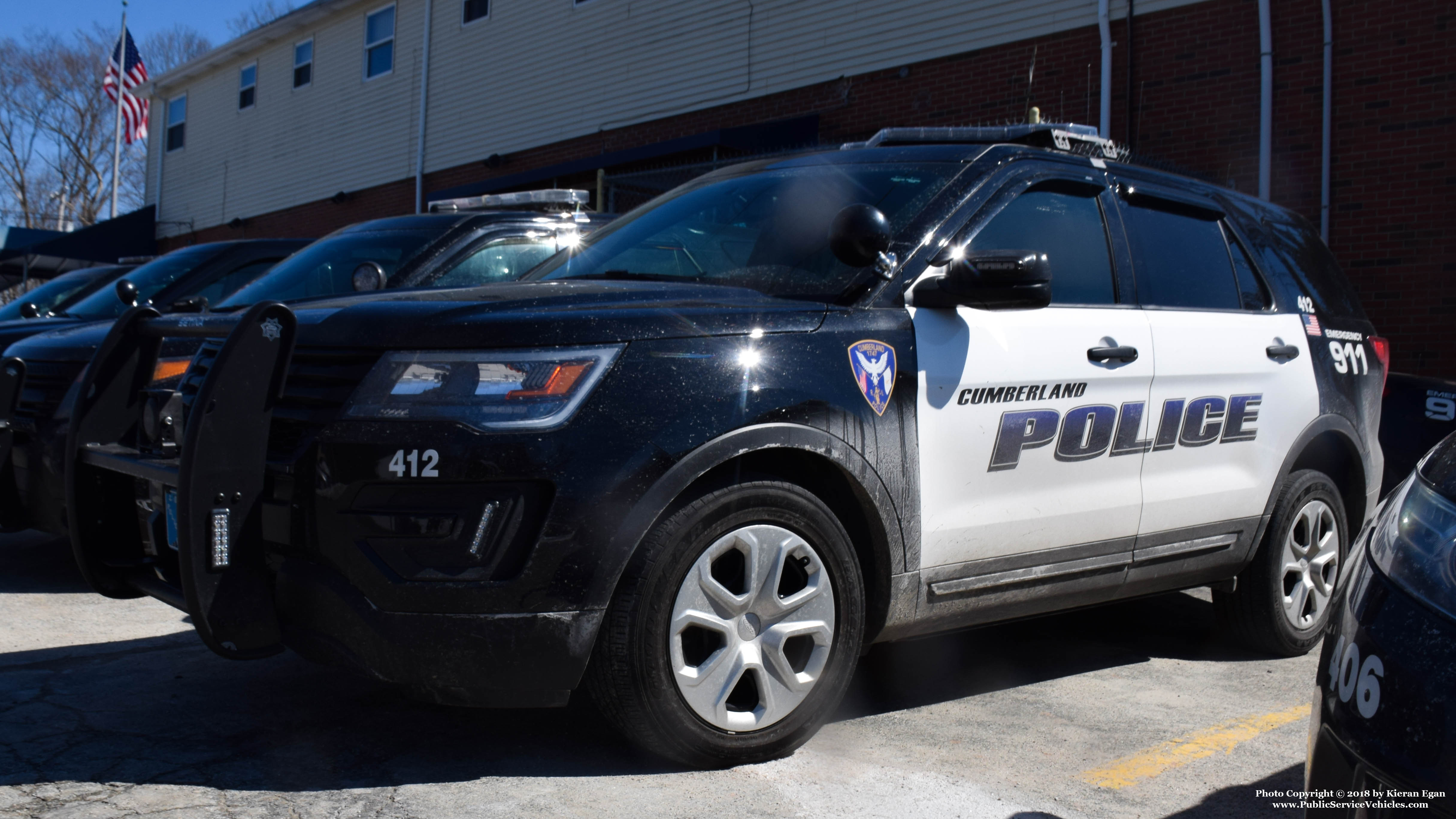 A photo  of Cumberland Police
            Cruiser 412, a 2018 Ford Police Interceptor Utility             taken by Kieran Egan