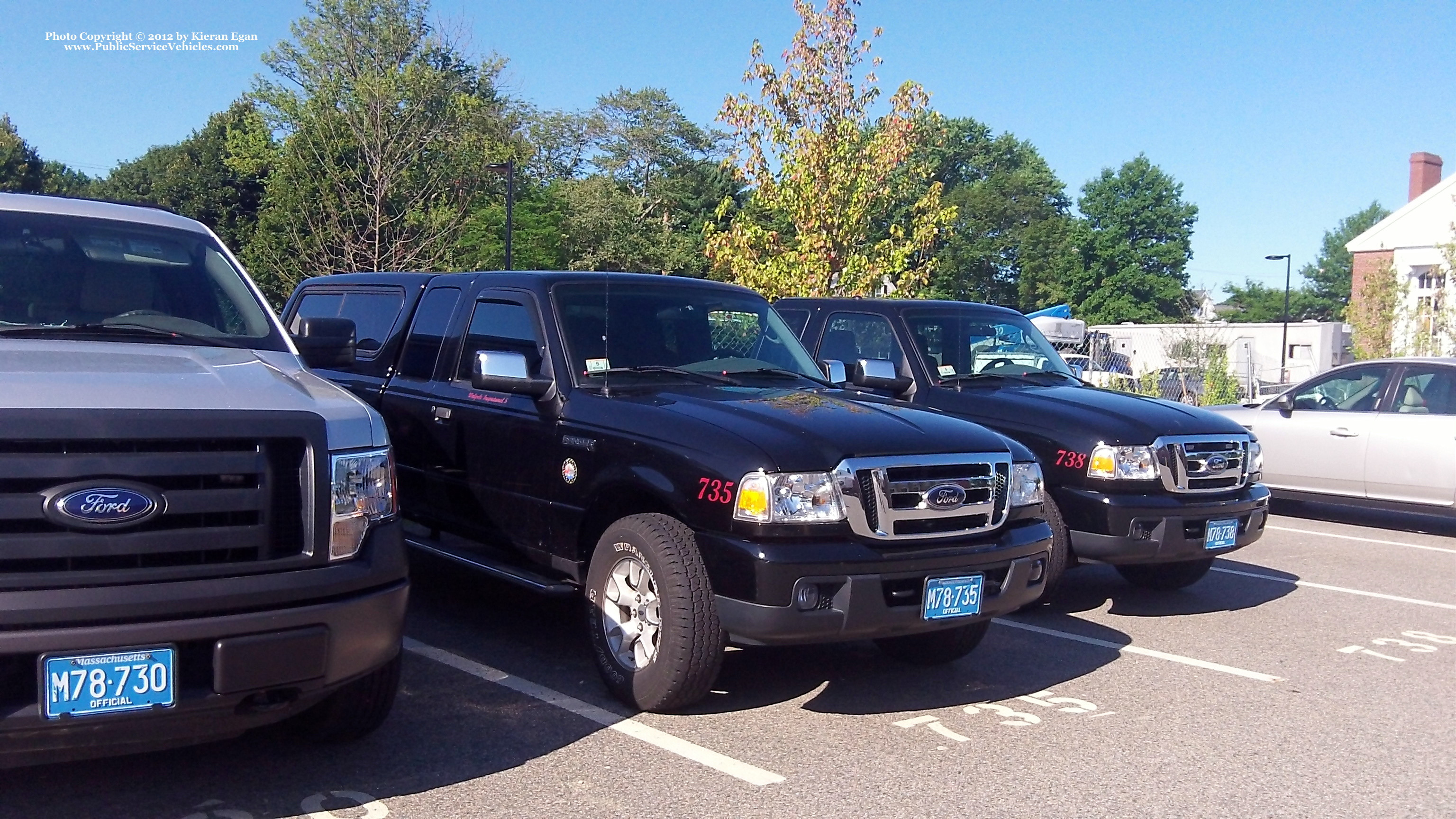 A photo  of Walpole Municipal Vehicles
            Truck 735, a 2007 Ford Ranger Super Cab             taken by Kieran Egan