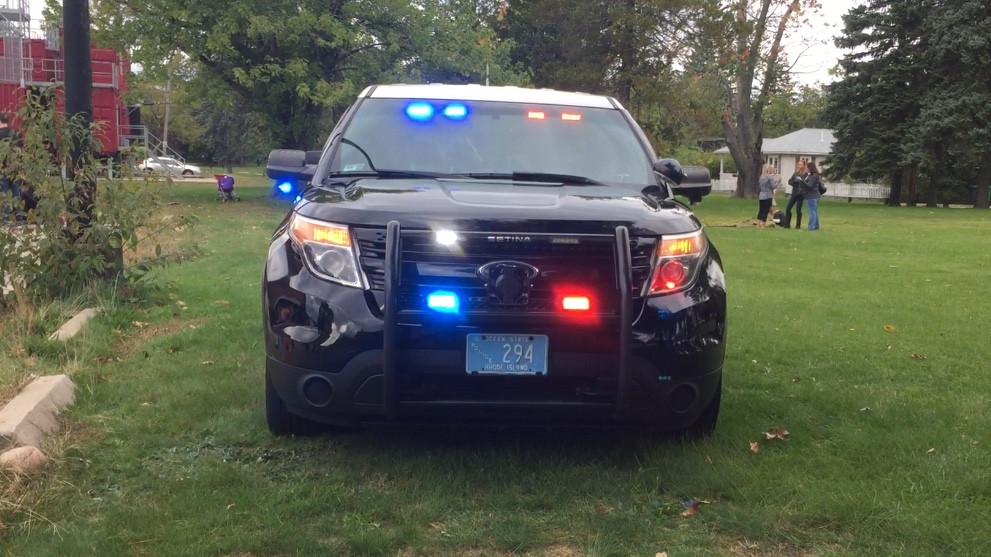 A photo  of Warwick Police
            Cruiser CP-55, a 2014 Ford Police Interceptor Utility             taken by @riemergencyvehicles