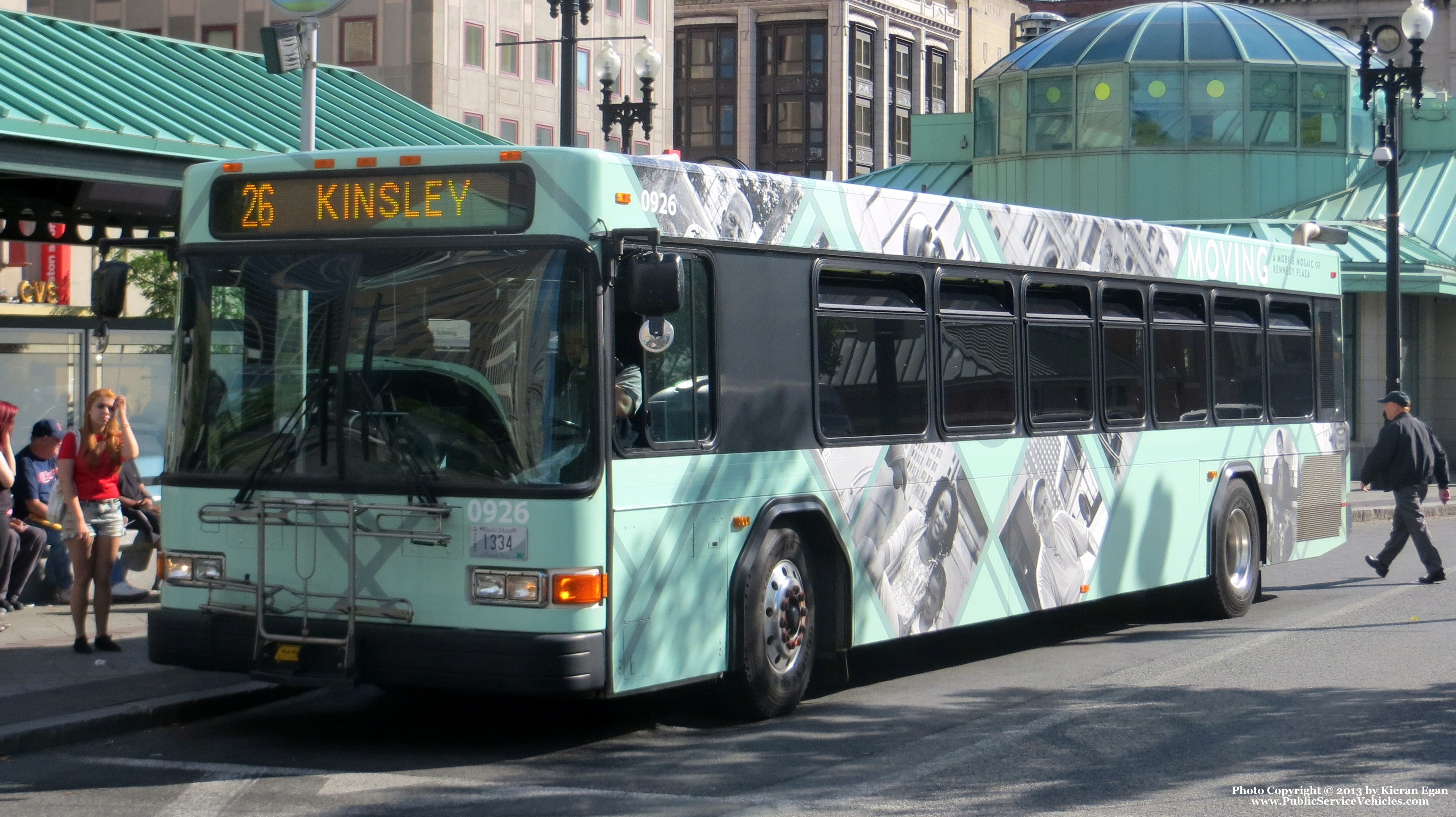 A photo  of Rhode Island Public Transit Authority
            Bus 0926, a 2009 Gillig Low Floor             taken by Kieran Egan