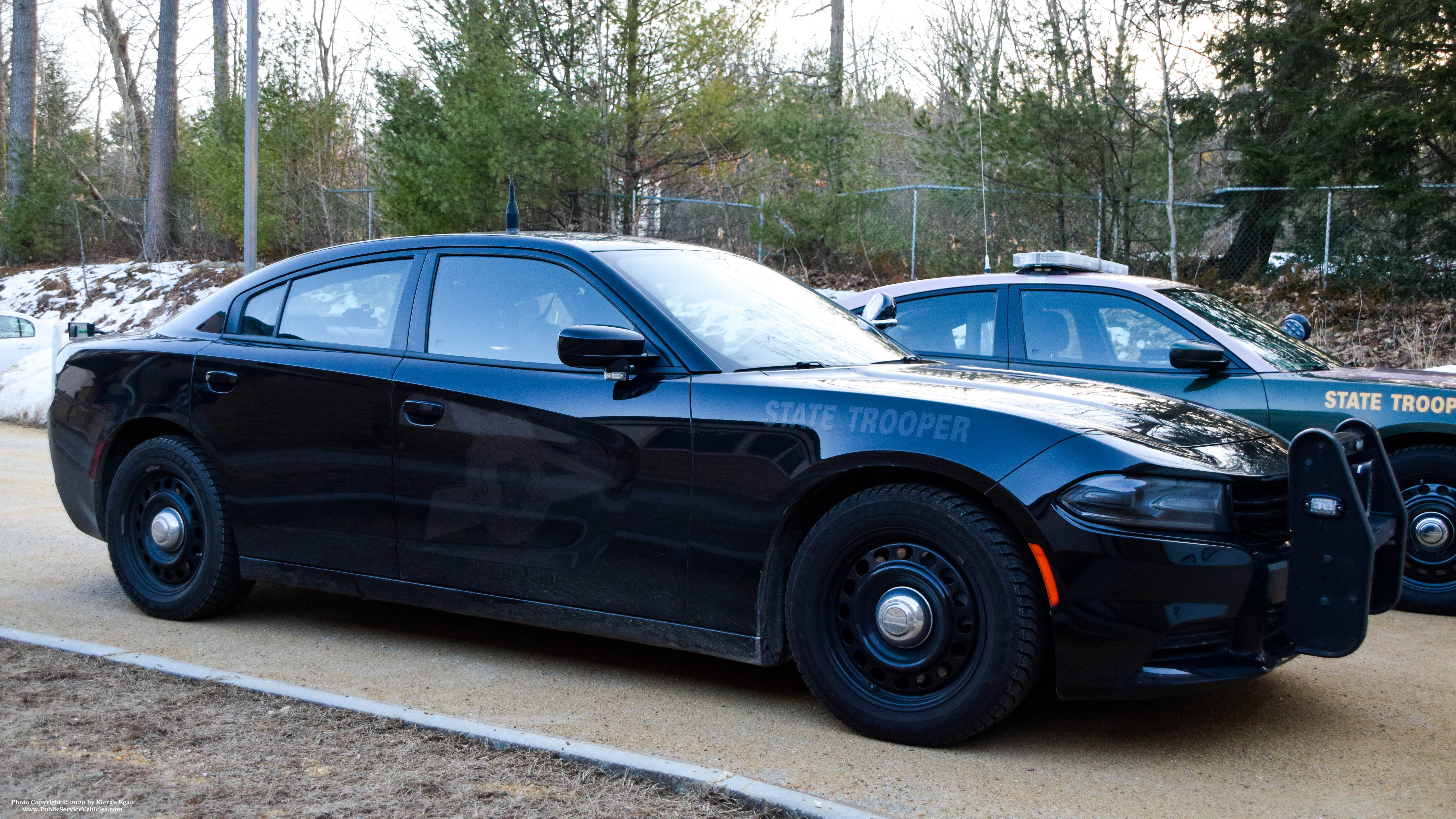 A photo  of New Hampshire State Police
            Cruiser 416, a 2015-2019 Dodge Charger             taken by Kieran Egan