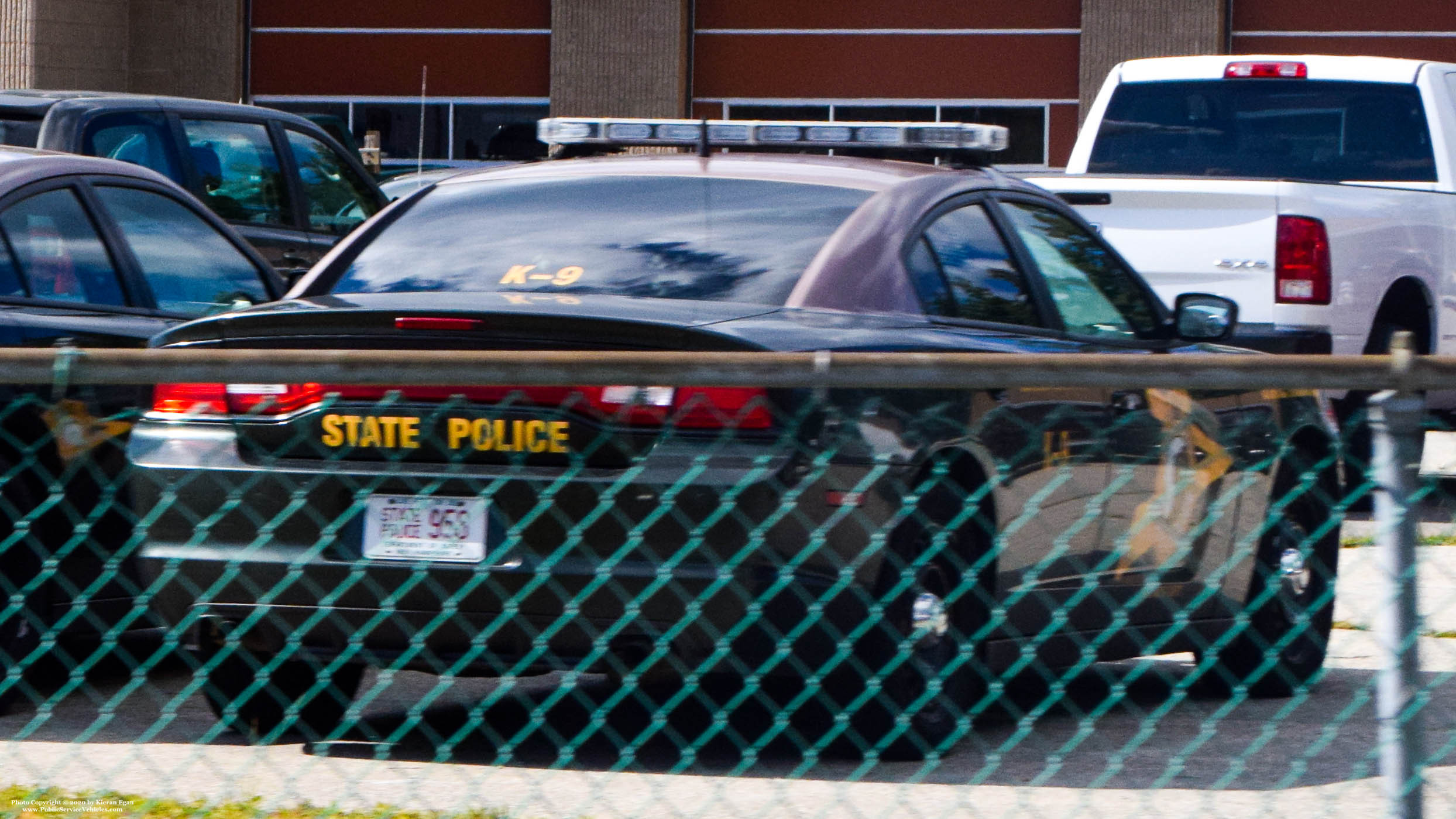 A photo  of New Hampshire State Police
            Cruiser 958, a 2011-2014 Dodge Charger             taken by Kieran Egan