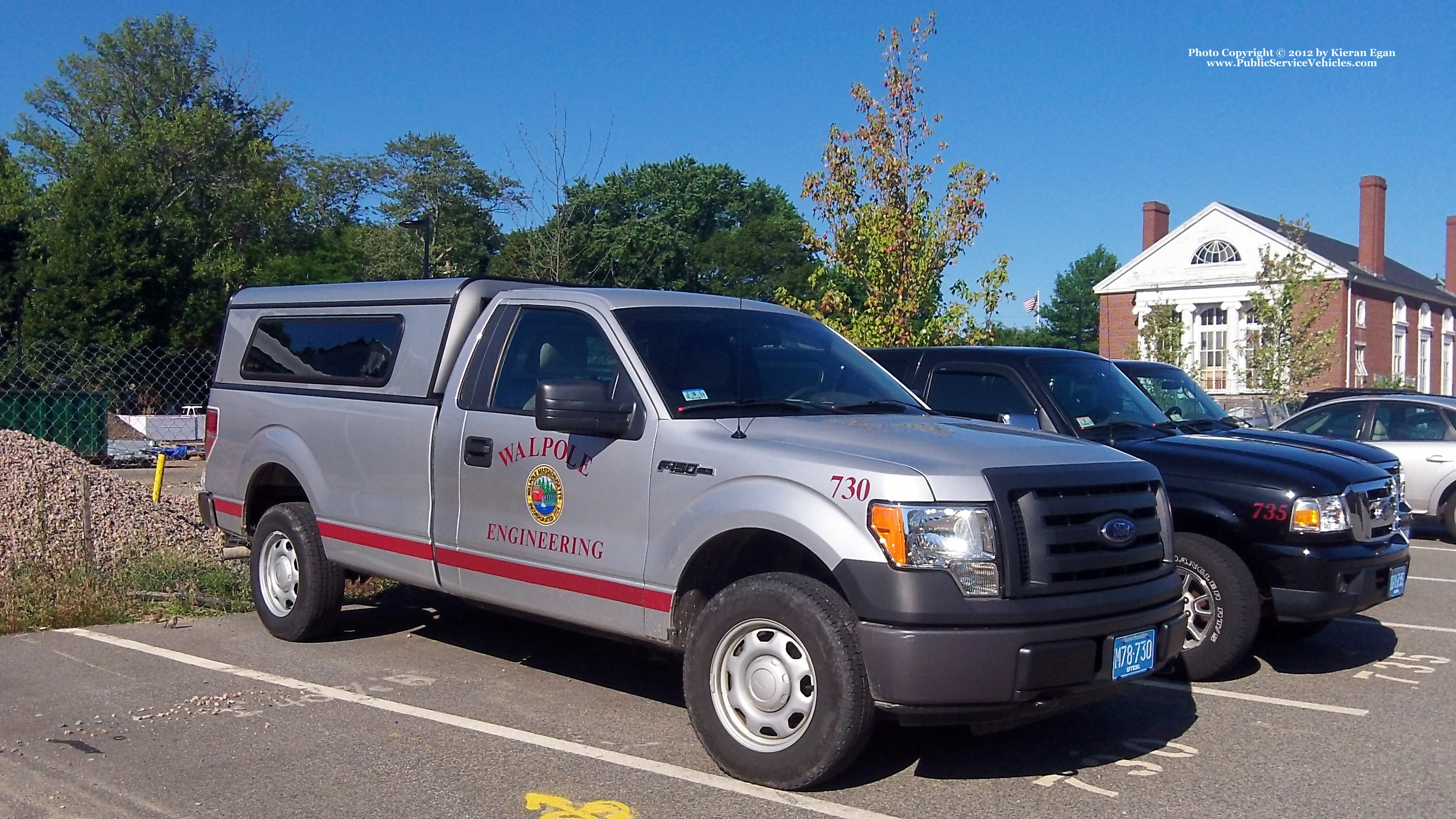 A photo  of Walpole Municipal Vehicles
            Truck 730, a 2010 Ford F-150             taken by Kieran Egan