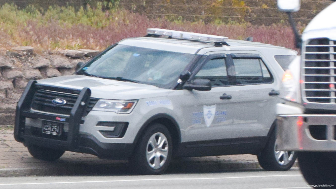A photo  of Rhode Island State Police
            Cruiser 251, a 2016-2019 Ford Police Interceptor Utility             taken by Kieran Egan