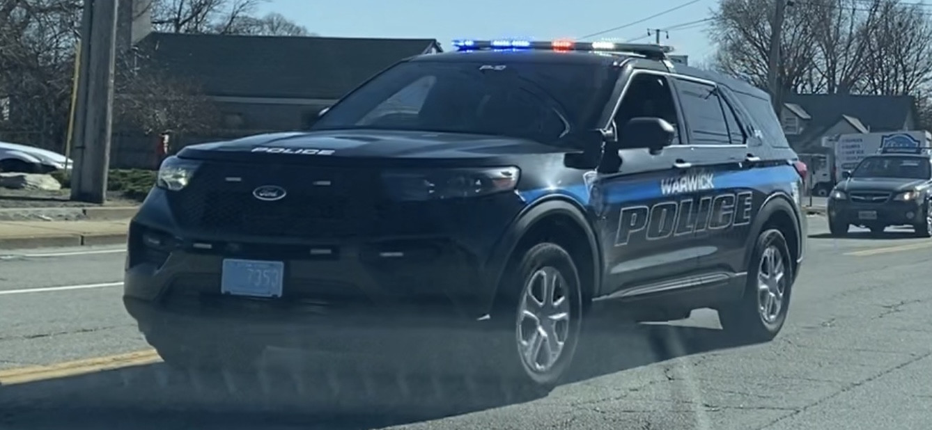 A photo  of Warwick Police
            Cruiser P-11, a 2021 Ford Police Interceptor Utility             taken by @riemergencyvehicles