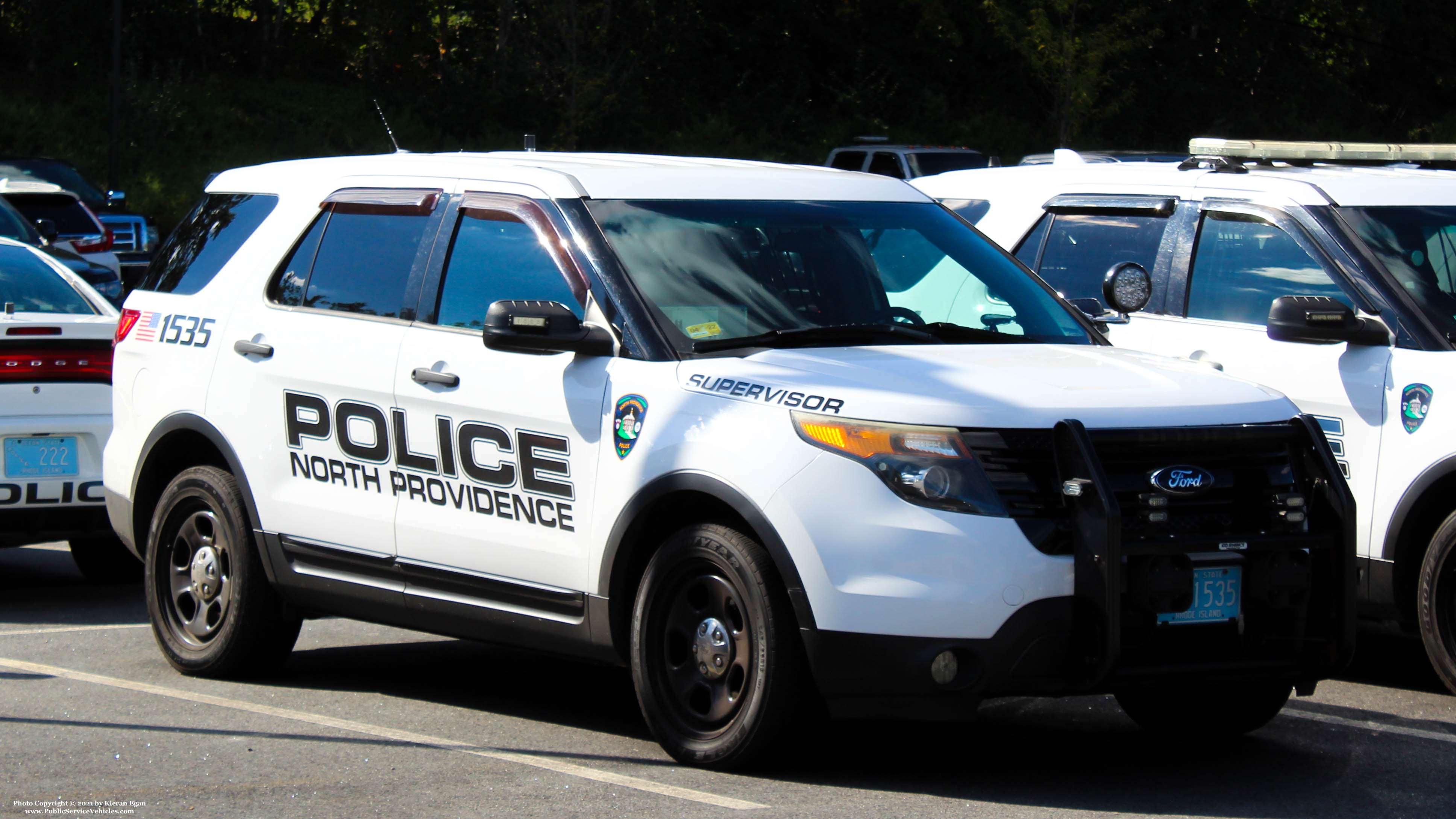 A photo  of North Providence Police
            Cruiser 1535, a 2013 Ford Police Interceptor Utility             taken by Kieran Egan