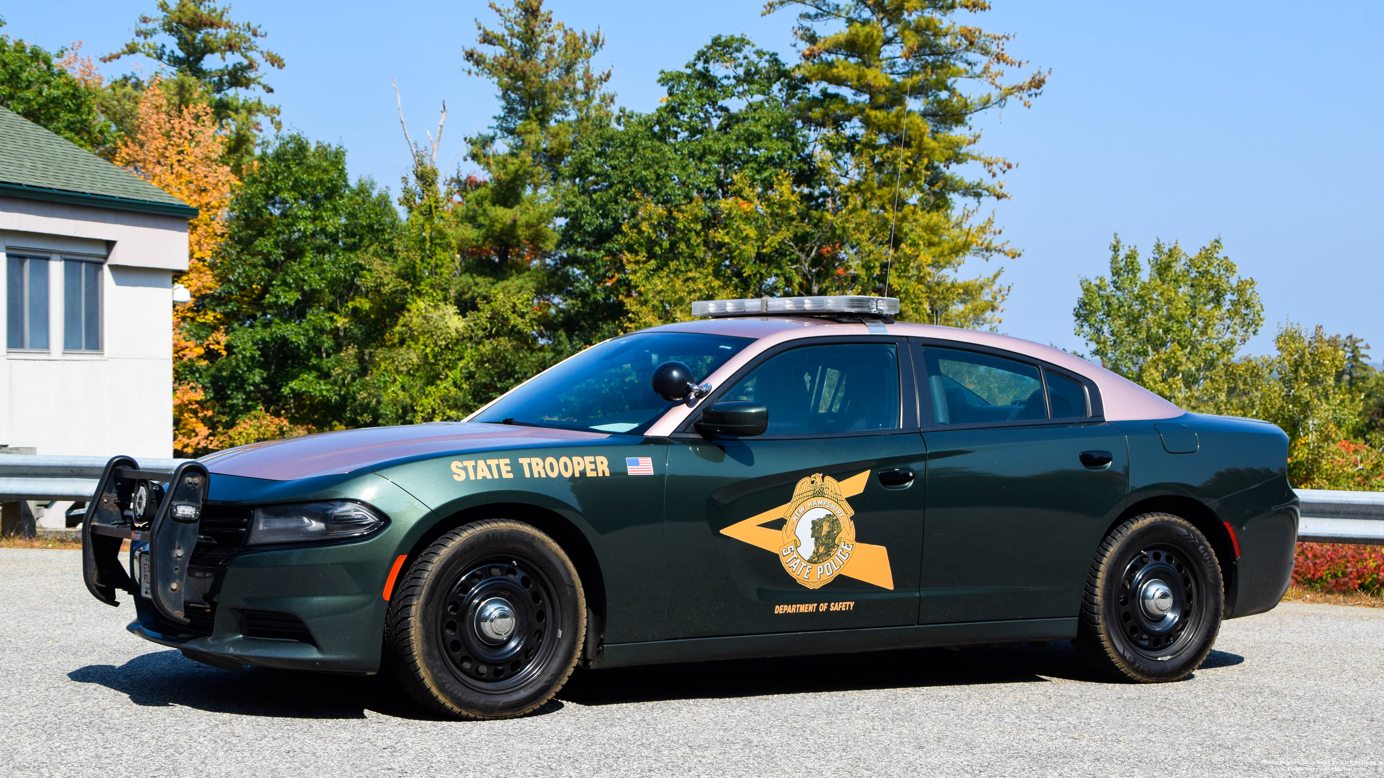 A photo  of New Hampshire State Police
            Cruiser 409, a 2015-2016 Dodge Charger             taken by Kieran Egan