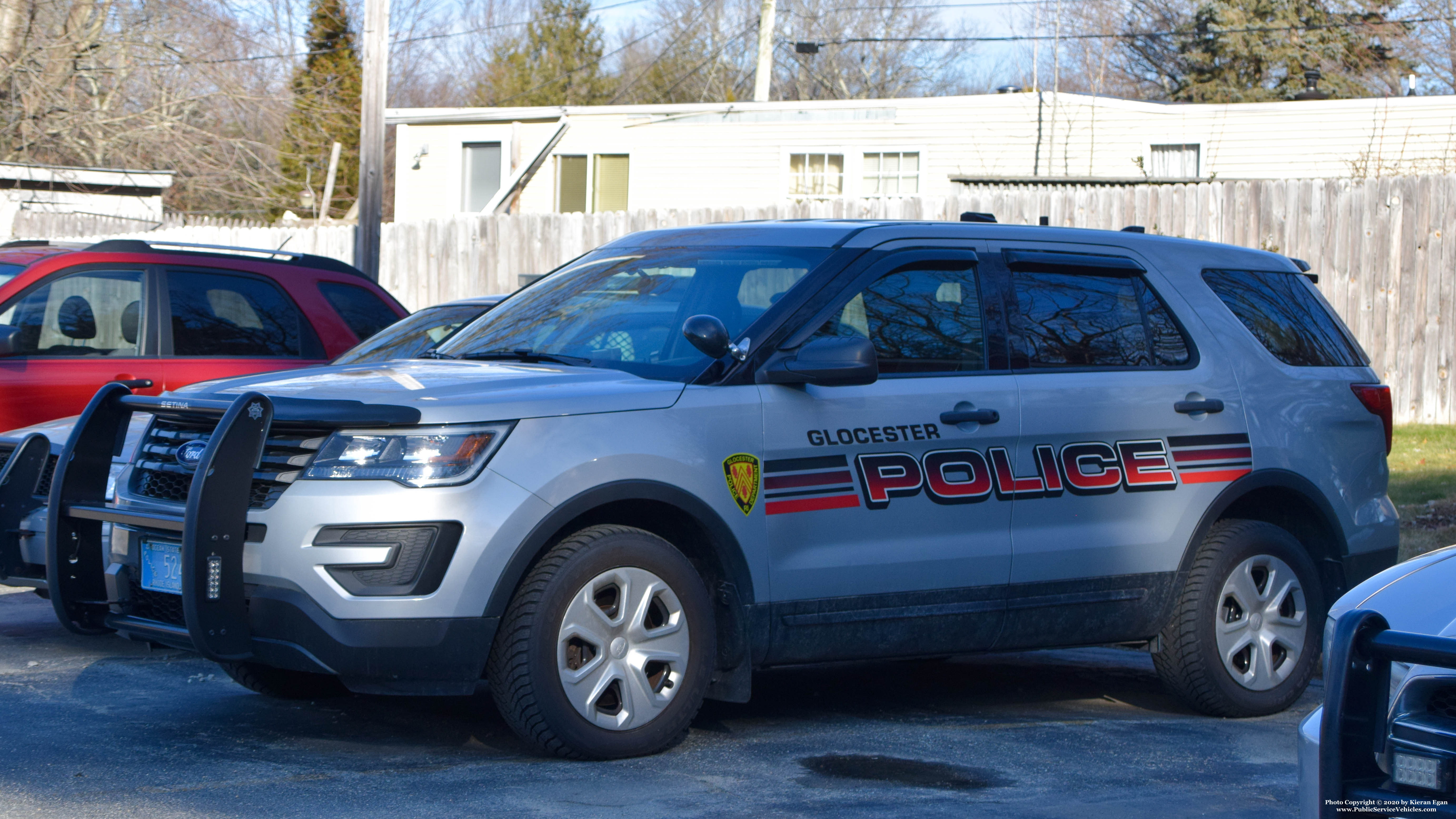 A photo  of Glocester Police
            Cruiser 524, a 2017 Ford Police Interceptor Utility             taken by Kieran Egan