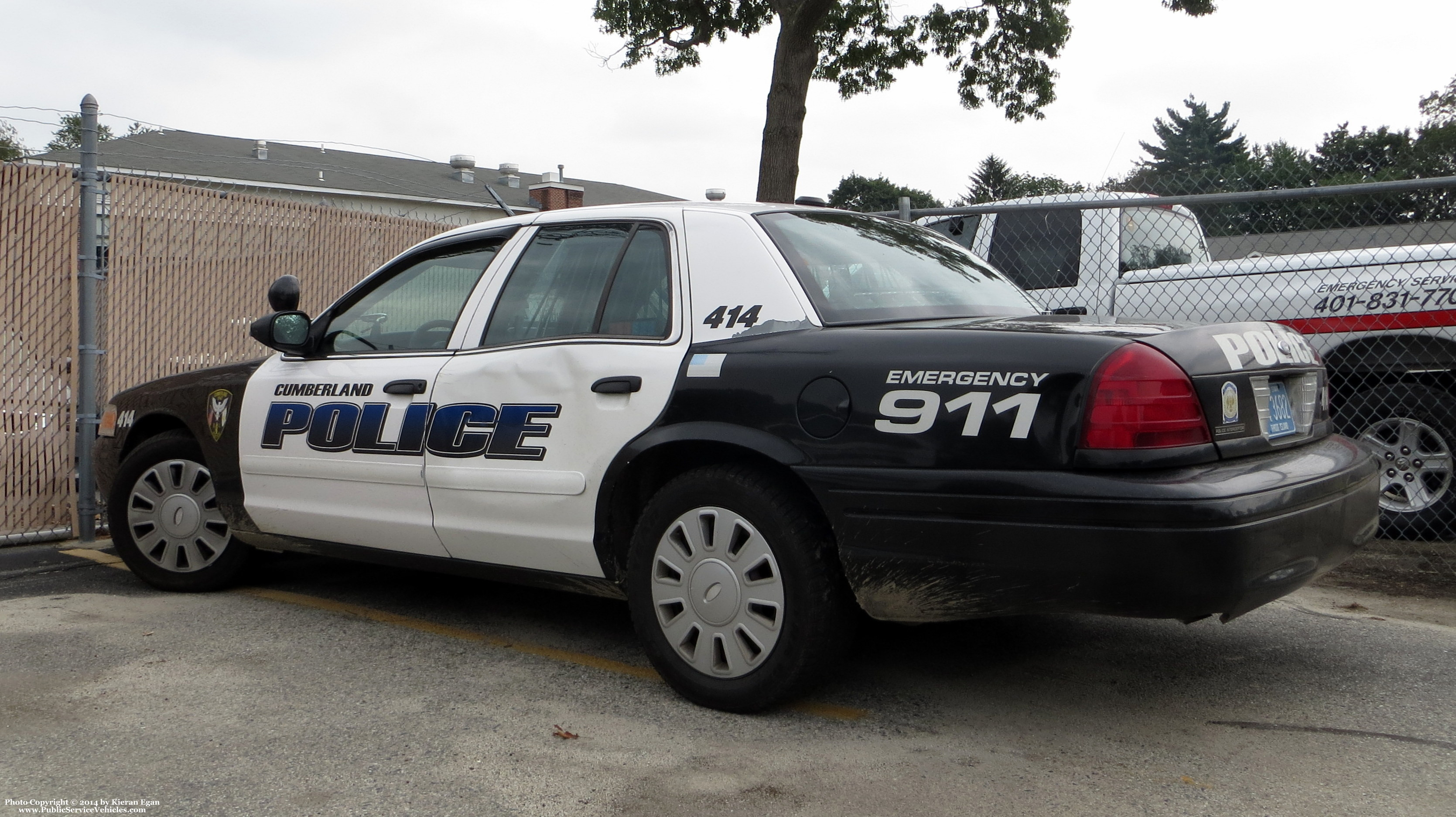 A photo  of Cumberland Police
            Cruiser 414, a 2006-2008 Ford Crown Victoria Police Interceptor             taken by Kieran Egan