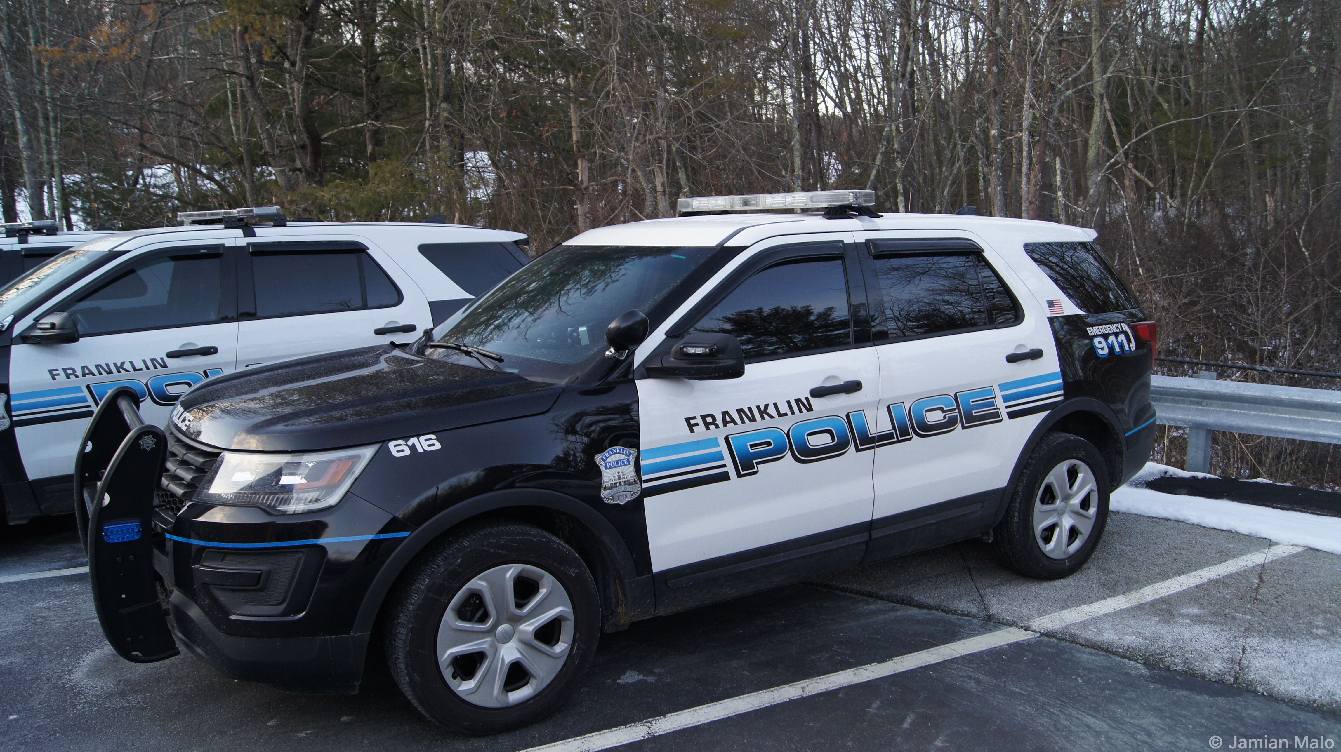 A photo  of Franklin Police
            Cruiser 616, a 2016-2019 Ford Police Interceptor Utility             taken by Jamian Malo