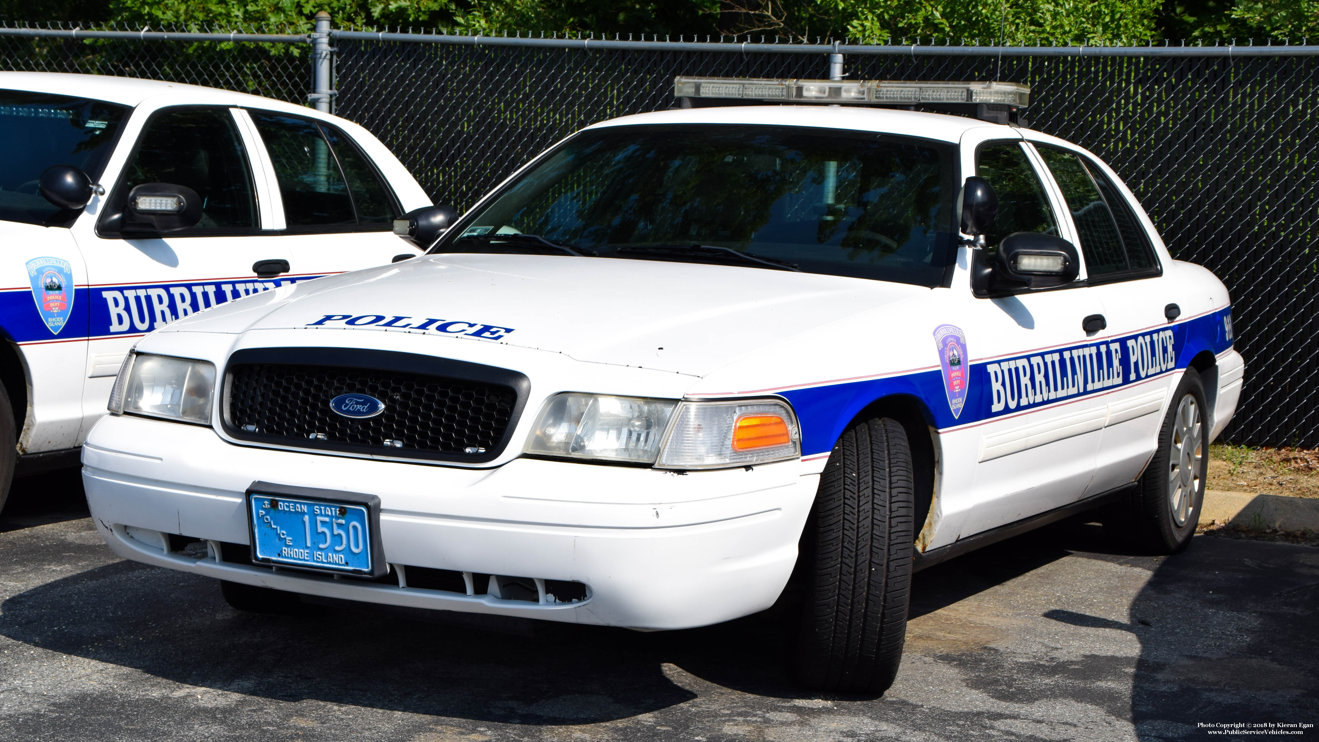 A photo  of Burrillville Police
            Cruiser 1550, a 2009-2011 Ford Crown Victoria Police Interceptor             taken by Kieran Egan