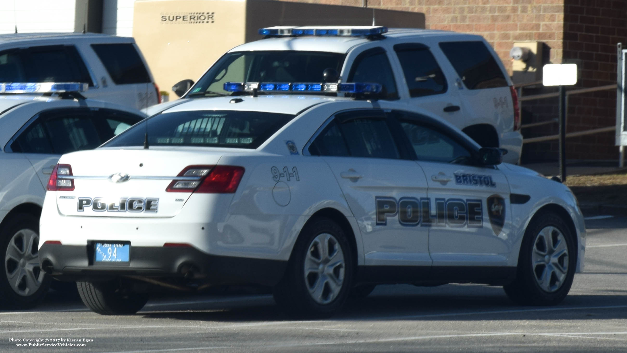 A photo  of Bristol Police
            Patrol Cruiser 94, a 2016 Ford Police Interceptor Sedan             taken by Kieran Egan