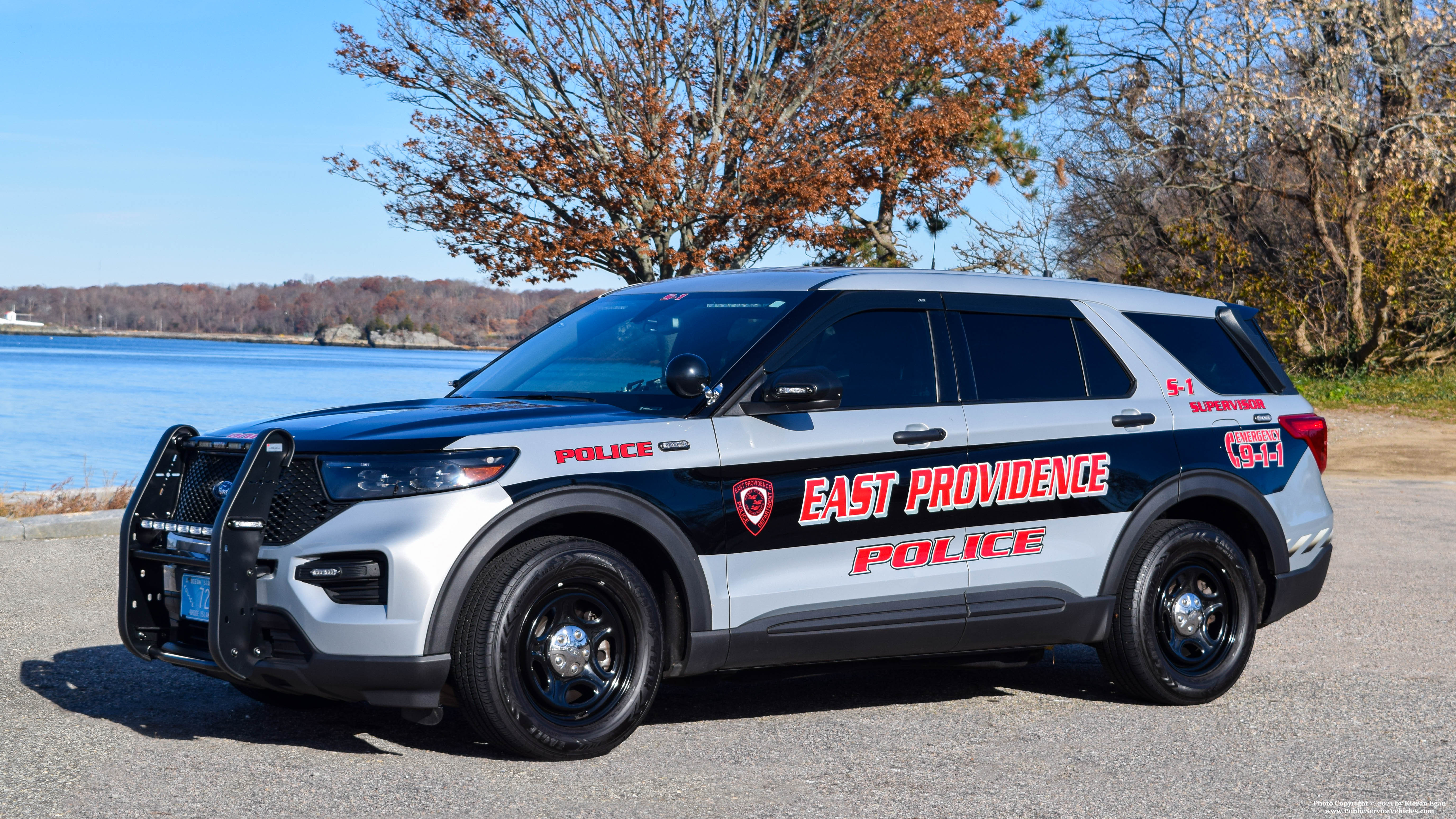 A photo  of East Providence Police
            Supervisor 1, a 2020 Ford Police Interceptor Utility             taken by Kieran Egan