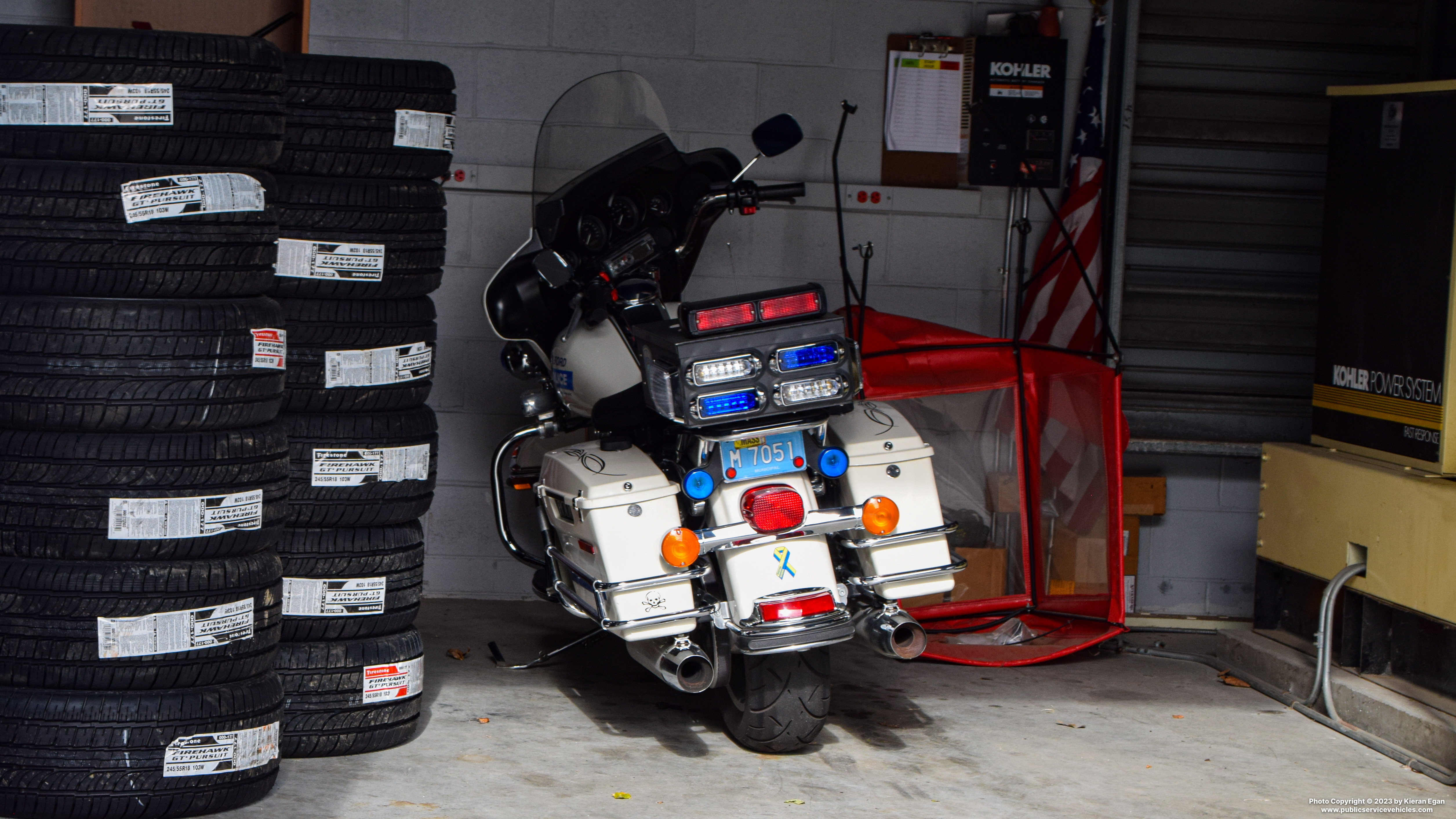 A photo  of Milford Police
            Motorcycle 216, a 2009 Harley Davidson Electra Glide             taken by Kieran Egan