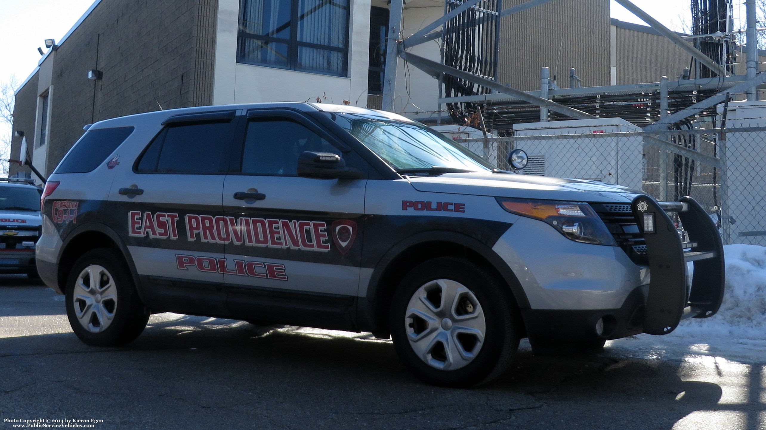 A photo  of East Providence Police
            Car [2]32, a 2014 Ford Police Interceptor Utility             taken by Kieran Egan