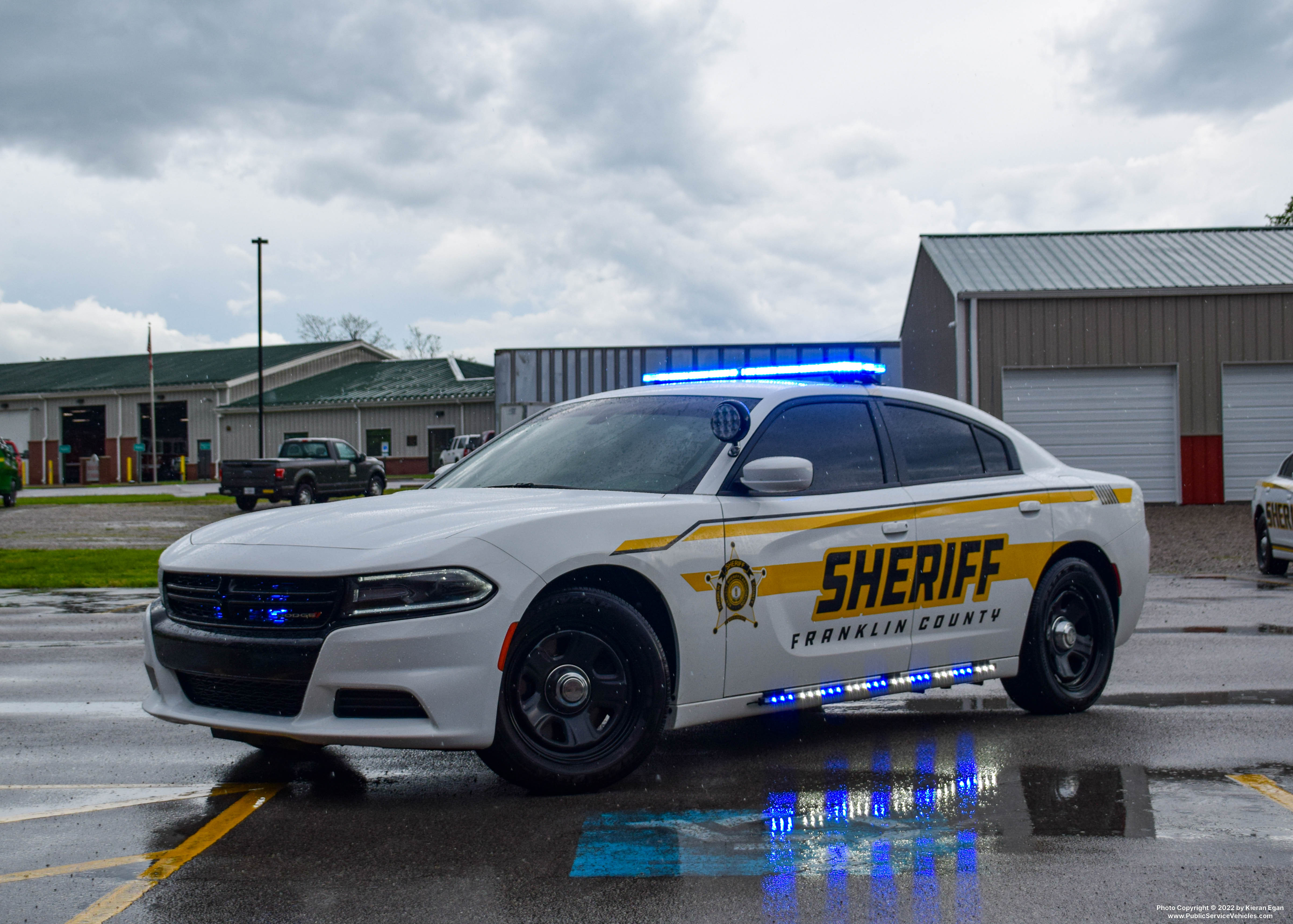 A photo  of Franklin County Sheriff
            Patrol Unit, a 2021 Dodge Charger             taken by Kieran Egan