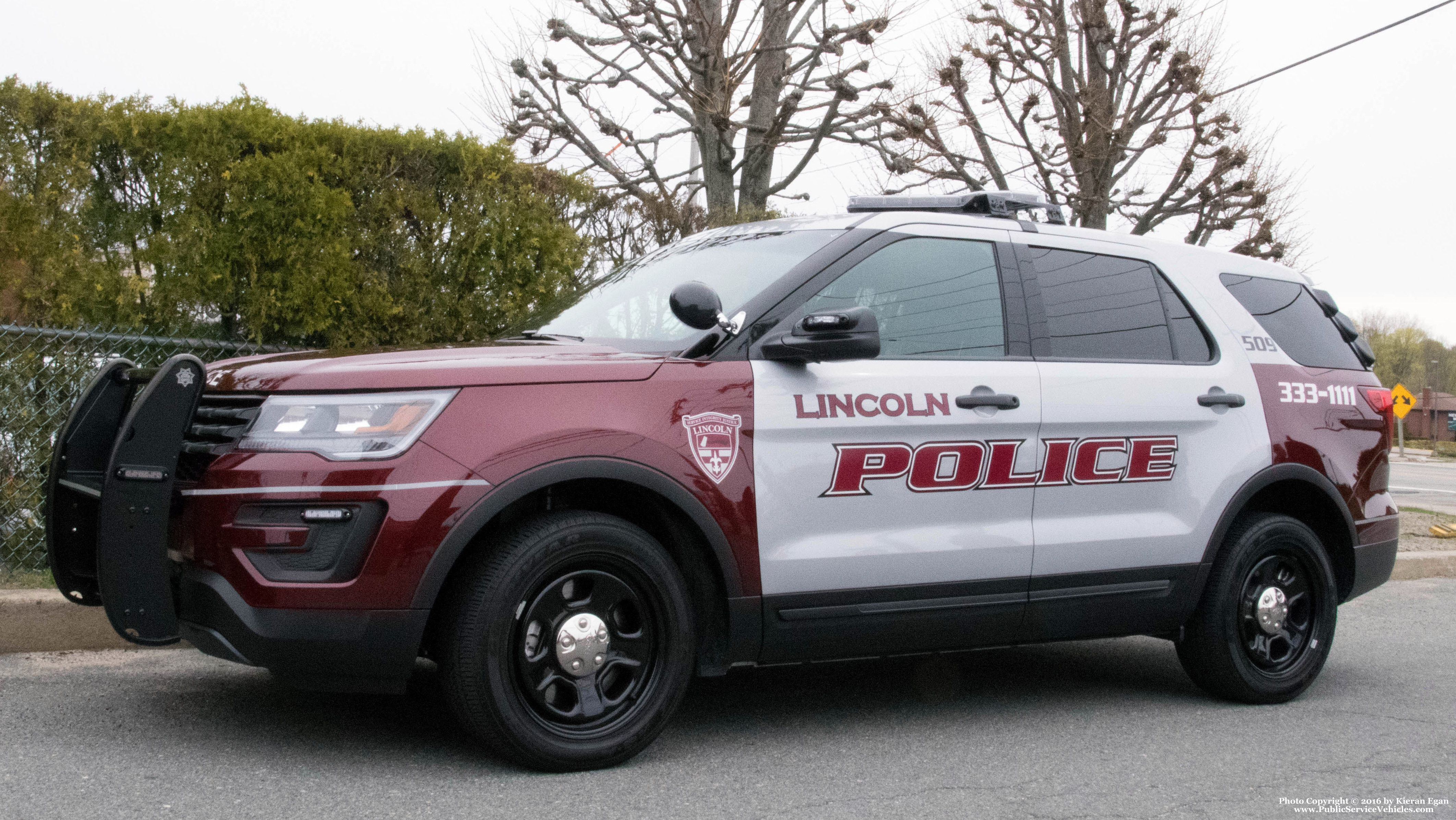 A photo  of Lincoln Police
            Cruiser 509, a 2016 Ford Police Interceptor Utility             taken by Kieran Egan