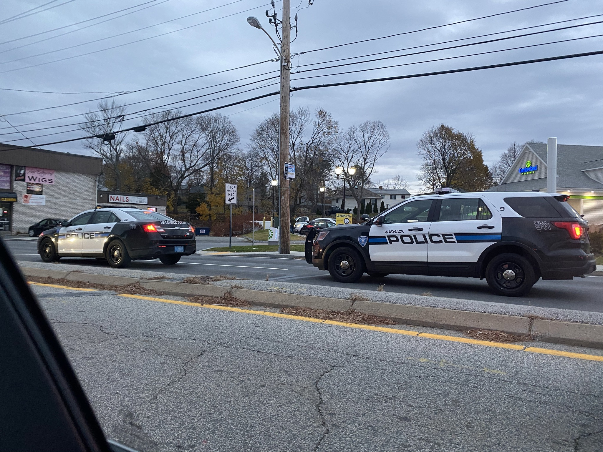 A photo  of Warwick Police
            Cruiser P-28, a 2016 Ford Police Interceptor Sedan             taken by @riemergencyvehicles