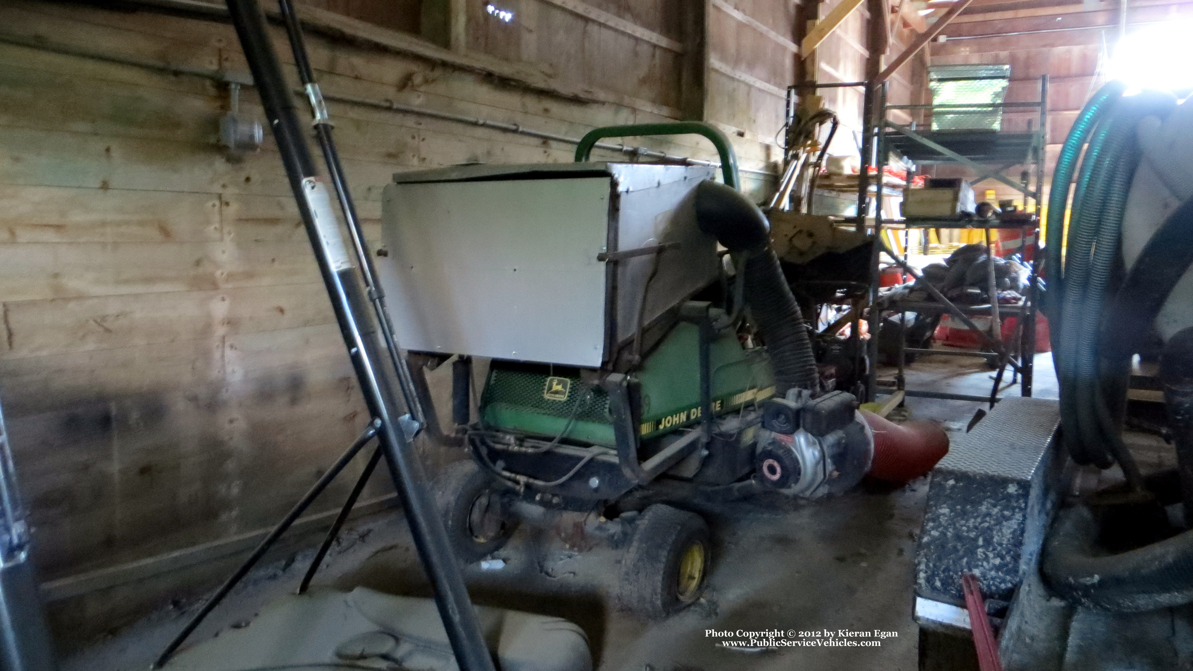 A photo  of Walpole Parks Department
            Mower 369, a 1998 John Deere F1145             taken by Kieran Egan