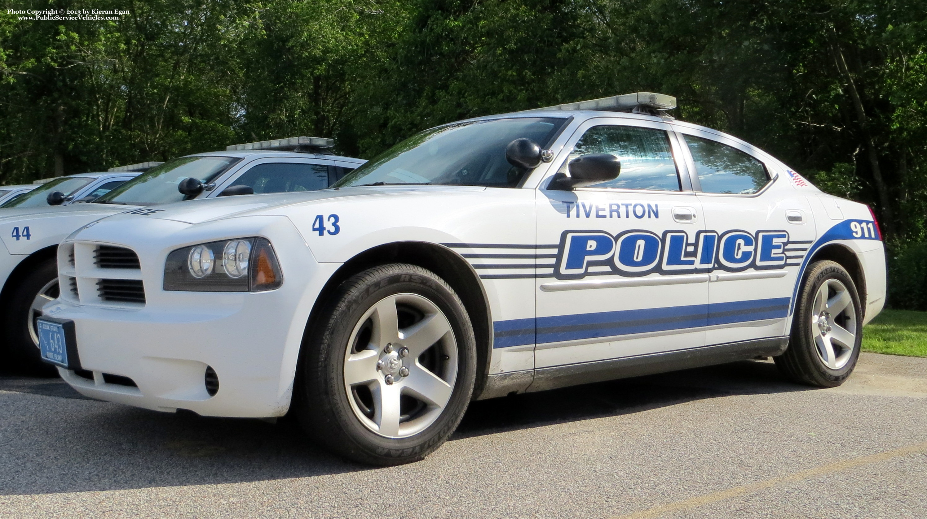 A photo  of Tiverton Police
            Car 43, a 2006-2010 Dodge Charger             taken by Kieran Egan