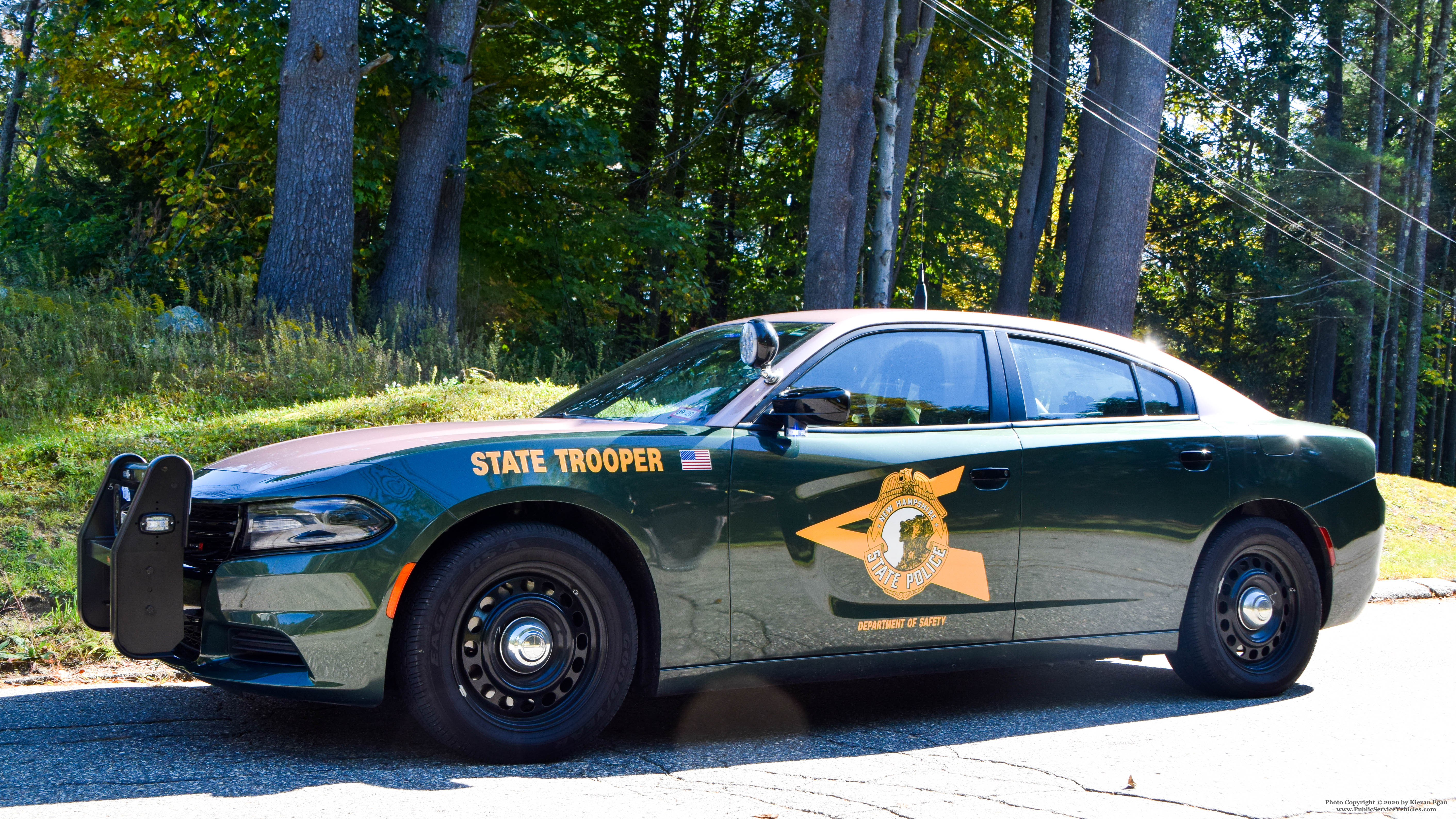 A photo  of New Hampshire State Police
            Cruiser 622, a 2019 Dodge Charger             taken by Kieran Egan