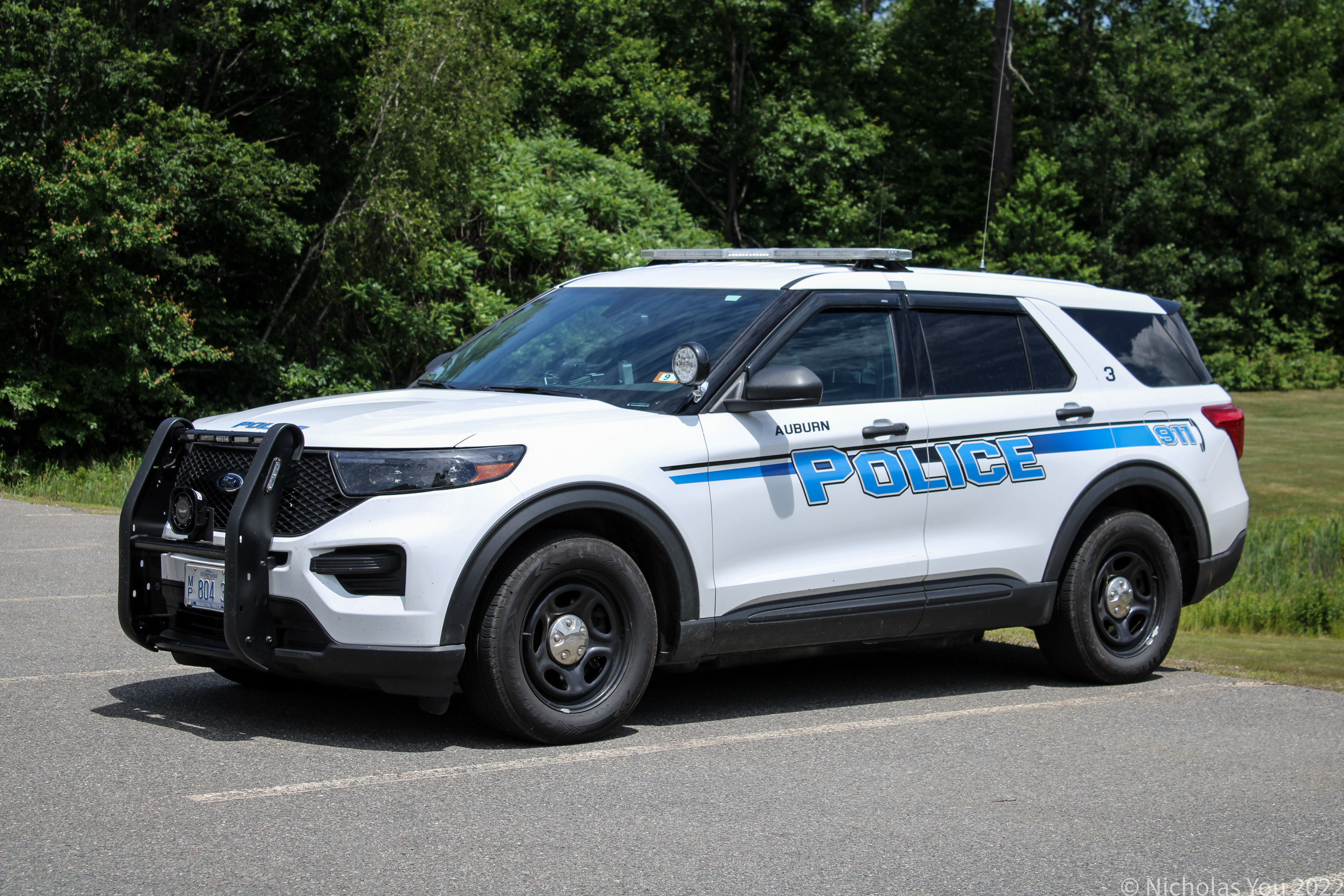 A photo  of Auburn Police
            Car 3, a 2020-2022 Ford Police Interceptor Utility             taken by Nicholas You