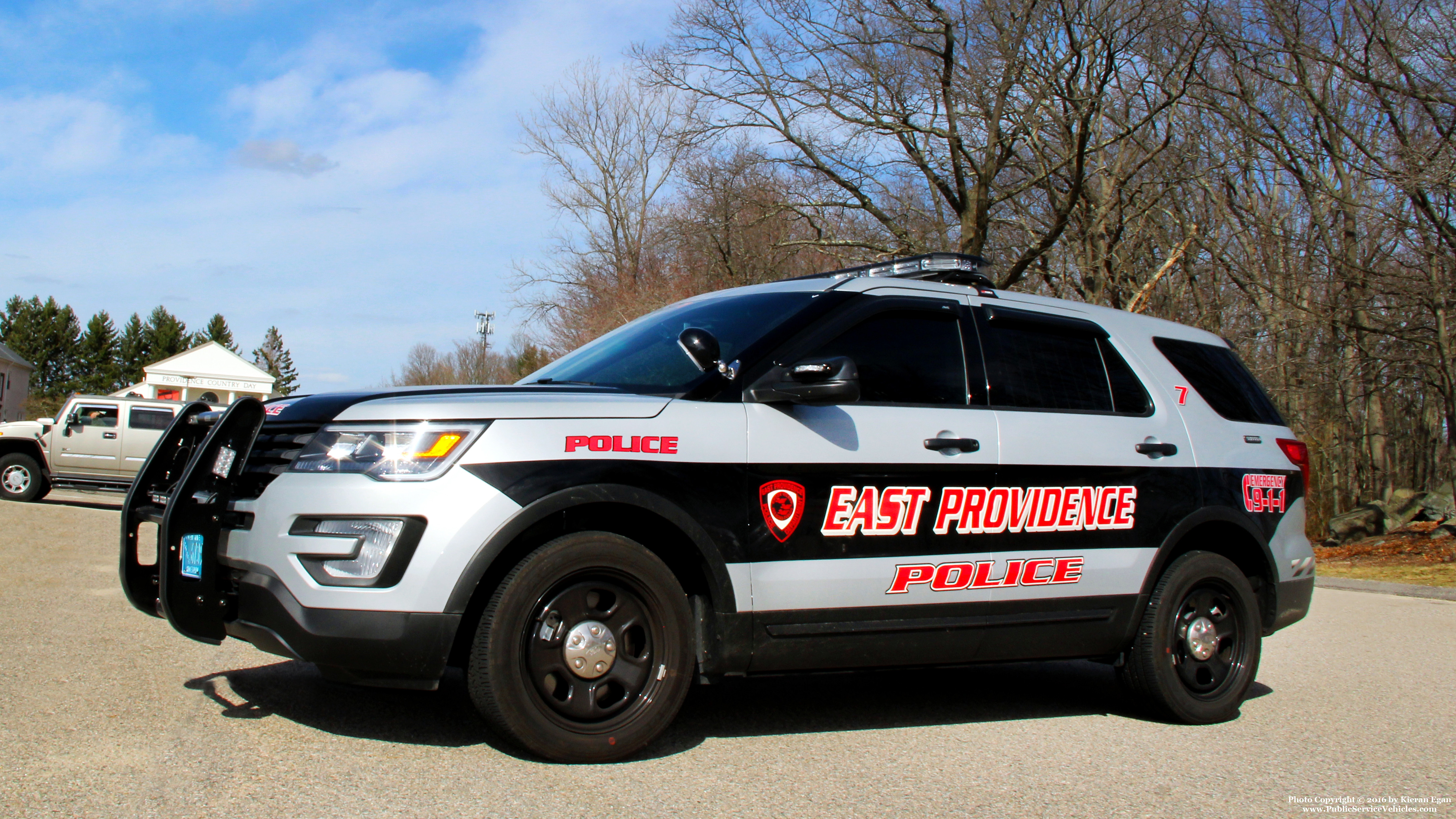 A photo  of East Providence Police
            Car 7, a 2016 Ford Police Interceptor Utility             taken by Kieran Egan